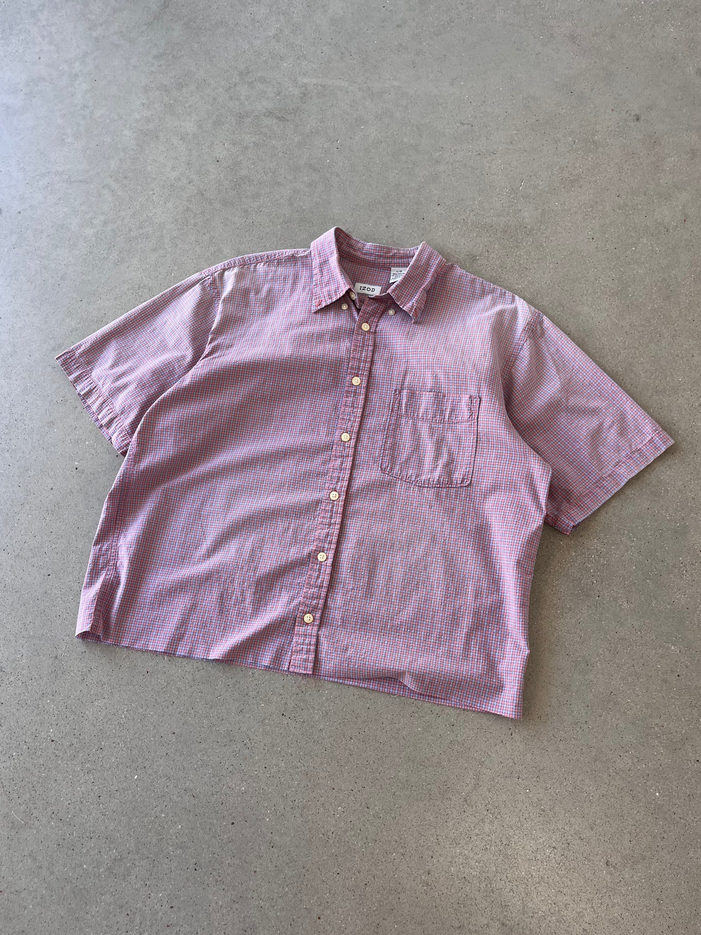 Vintage IZOD Boxy Button-up - L