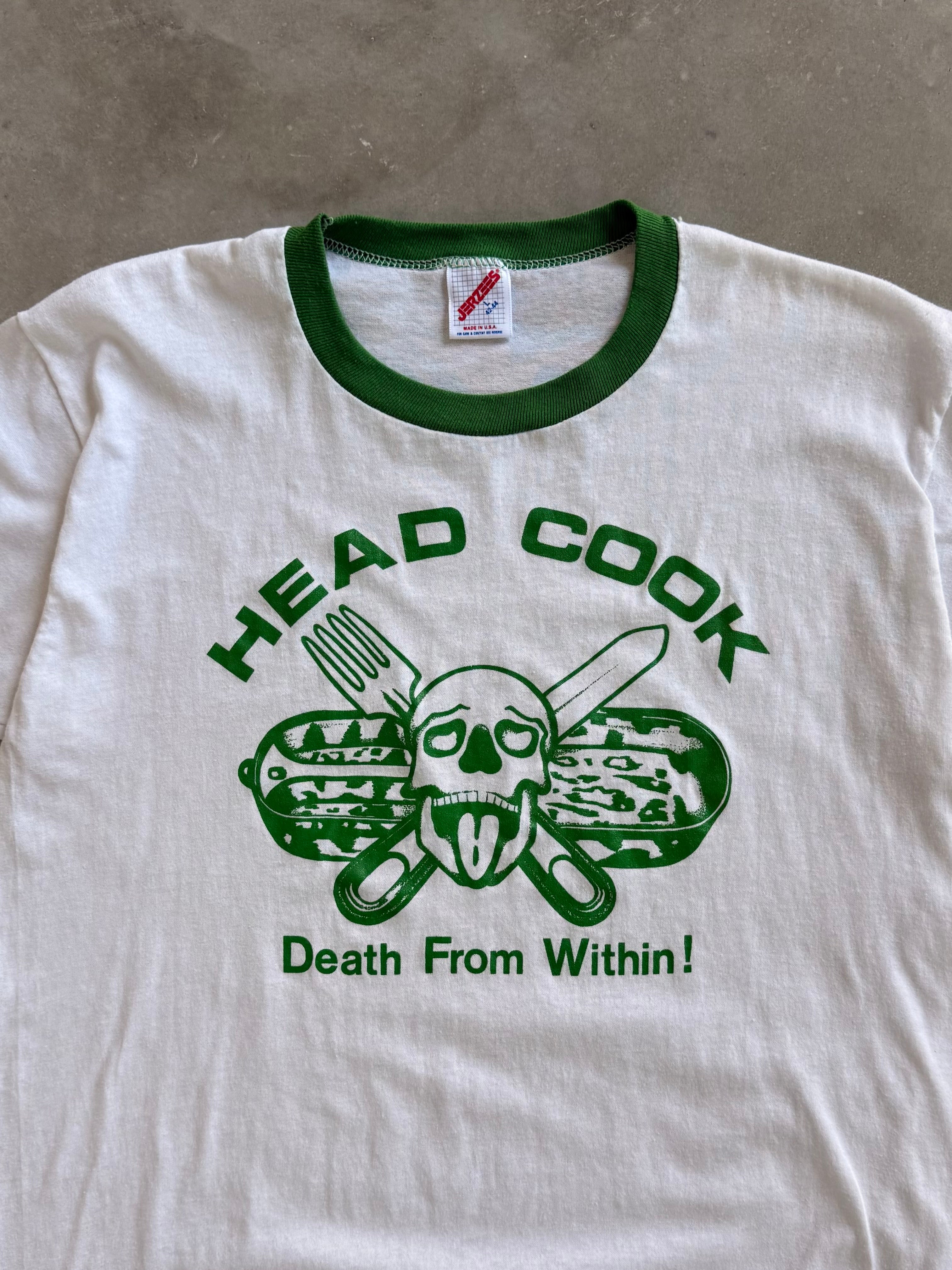 Vintage Head Cook Ringer Tee - L
