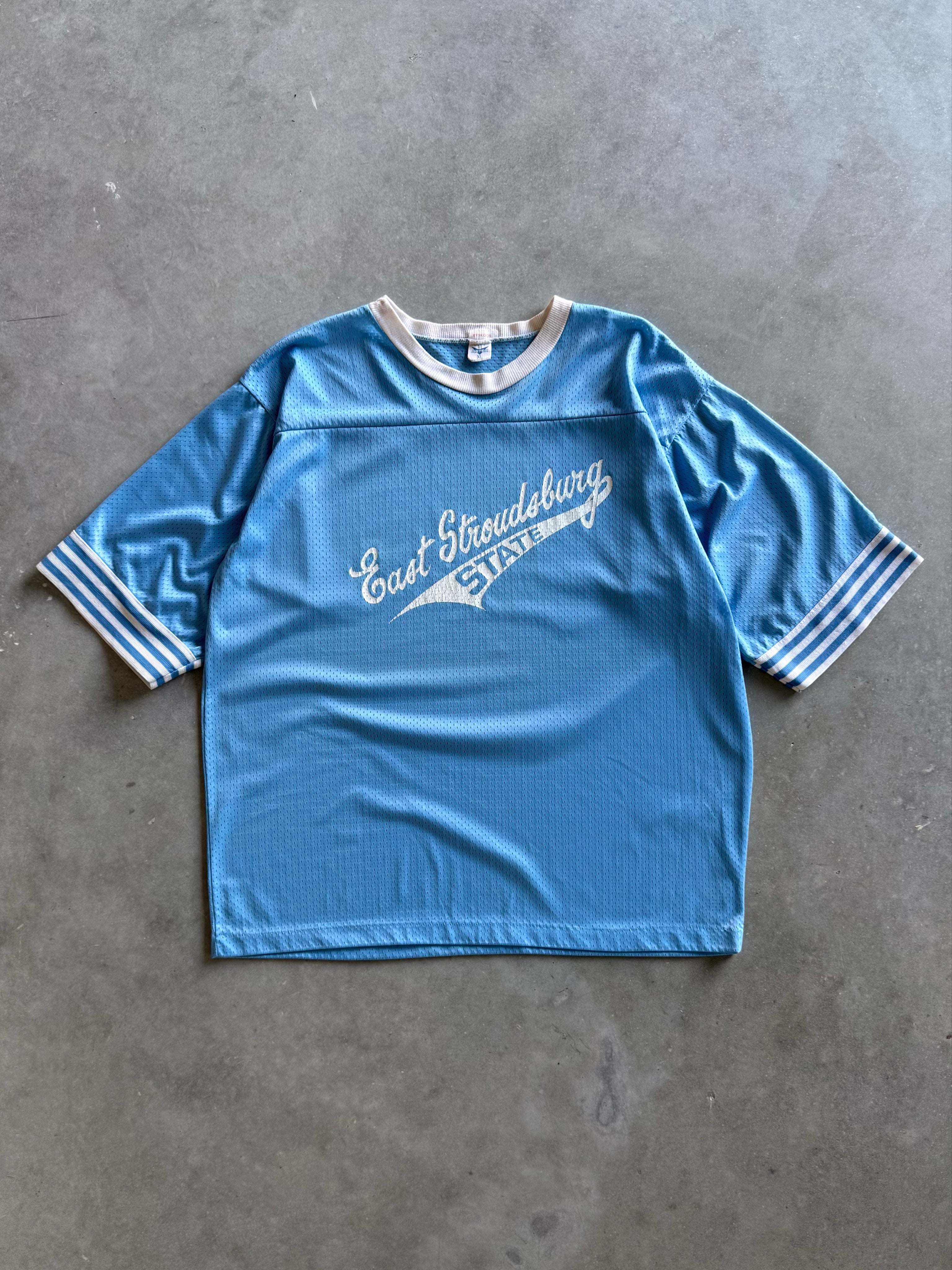 Vintage 1970s Blue Mesh Jersey (XL)