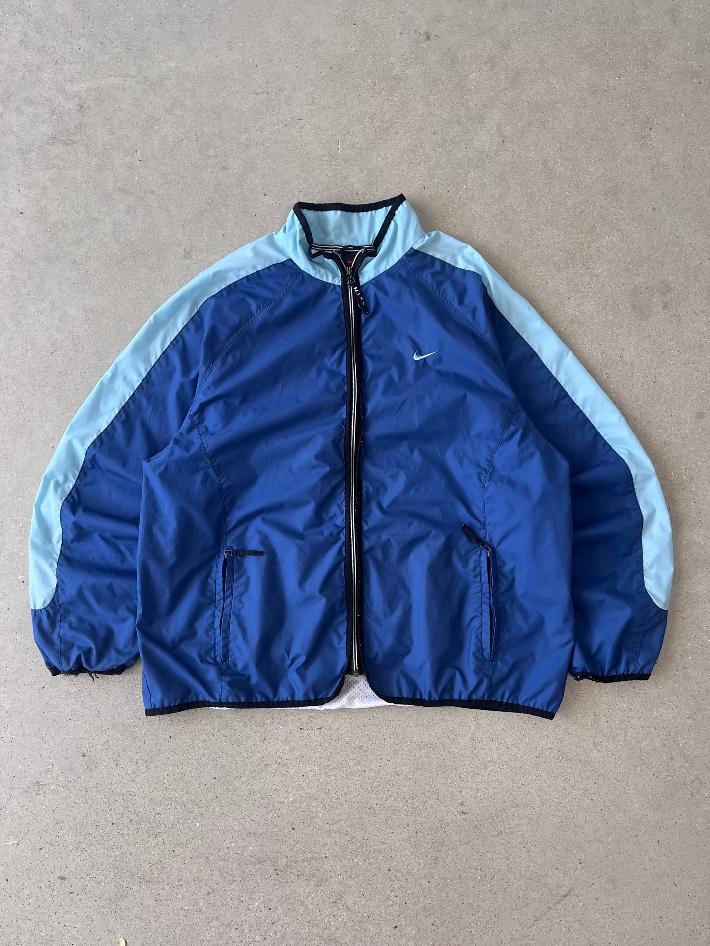 Vintage NIKE Spell-out Track Jacket - L