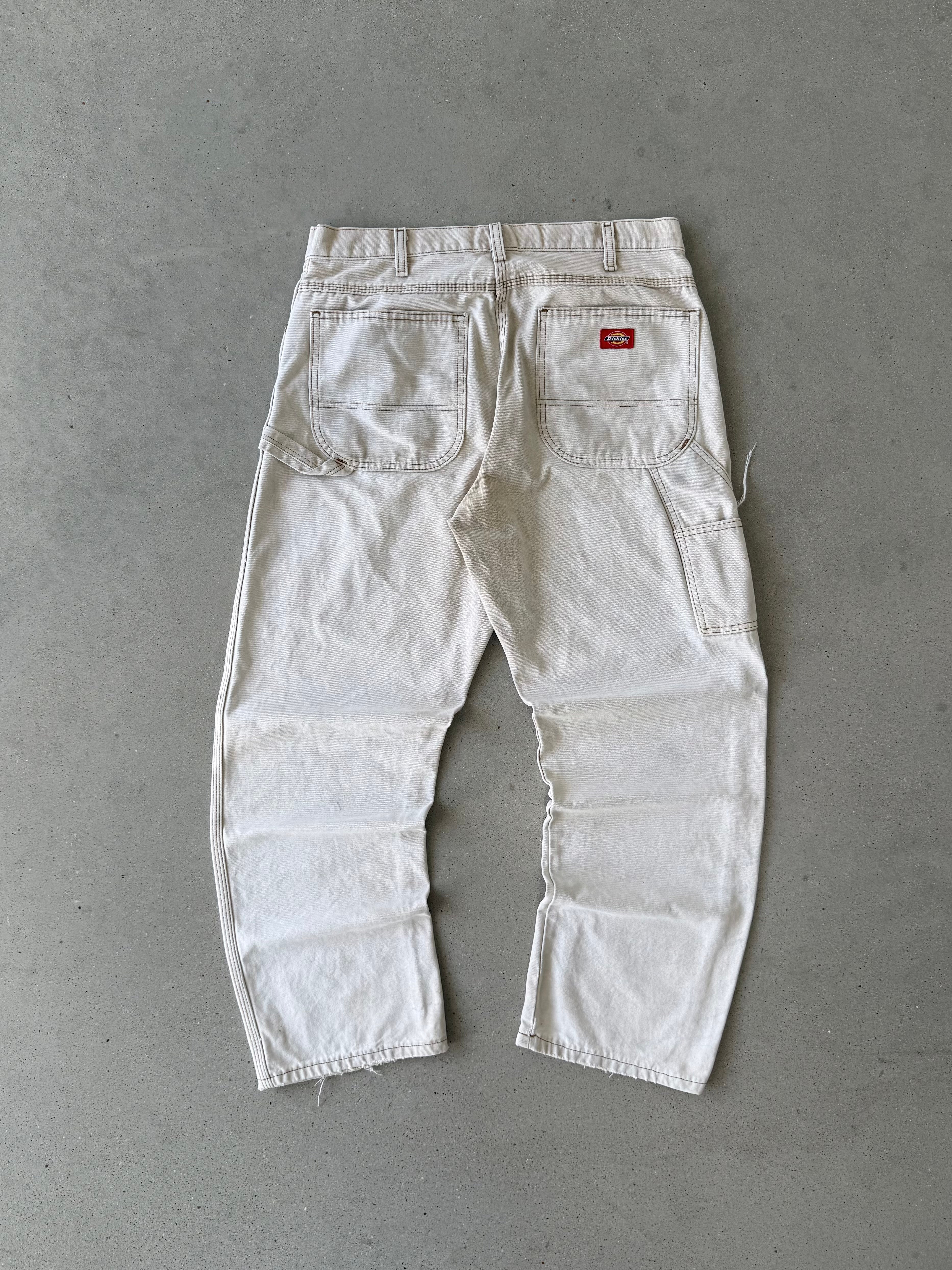 Vintage Dickies Cream Carpenter Pants - 34x30