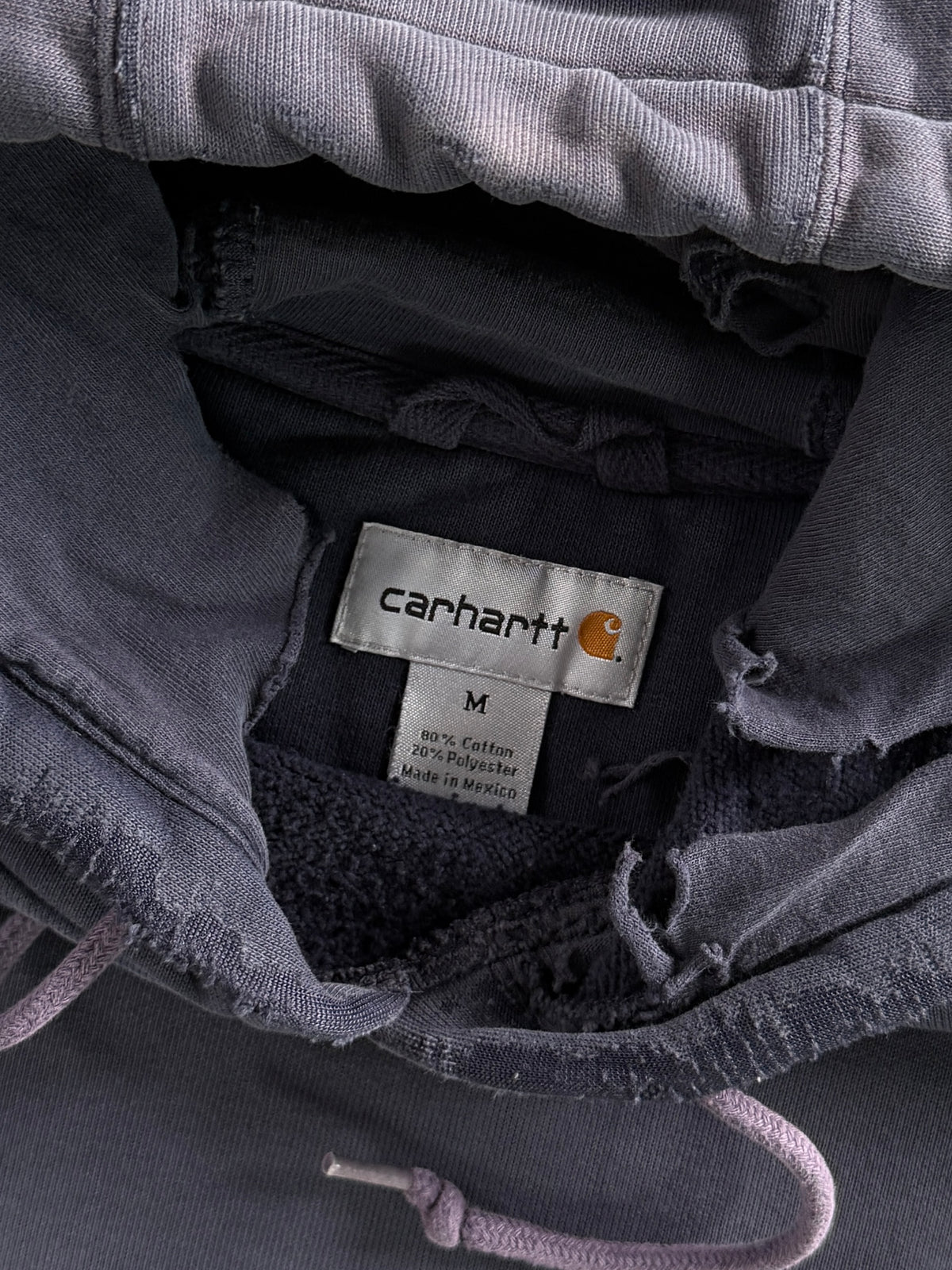 Vintage 2000s Distressed Carhartt Hoodie (M)