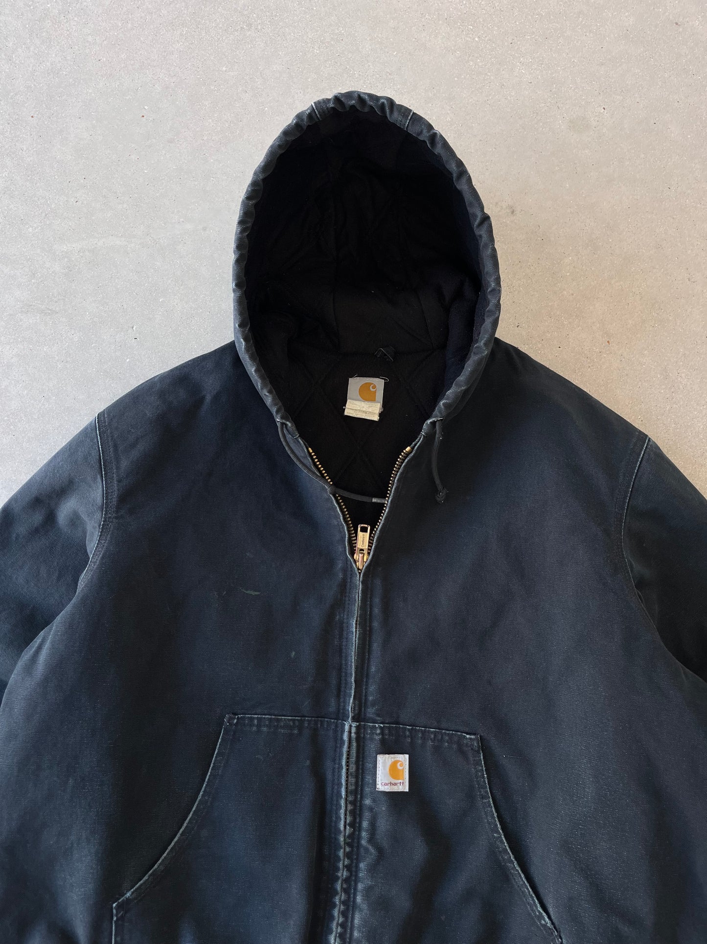 Vintage Carhartt Black Active Jacket - XXL