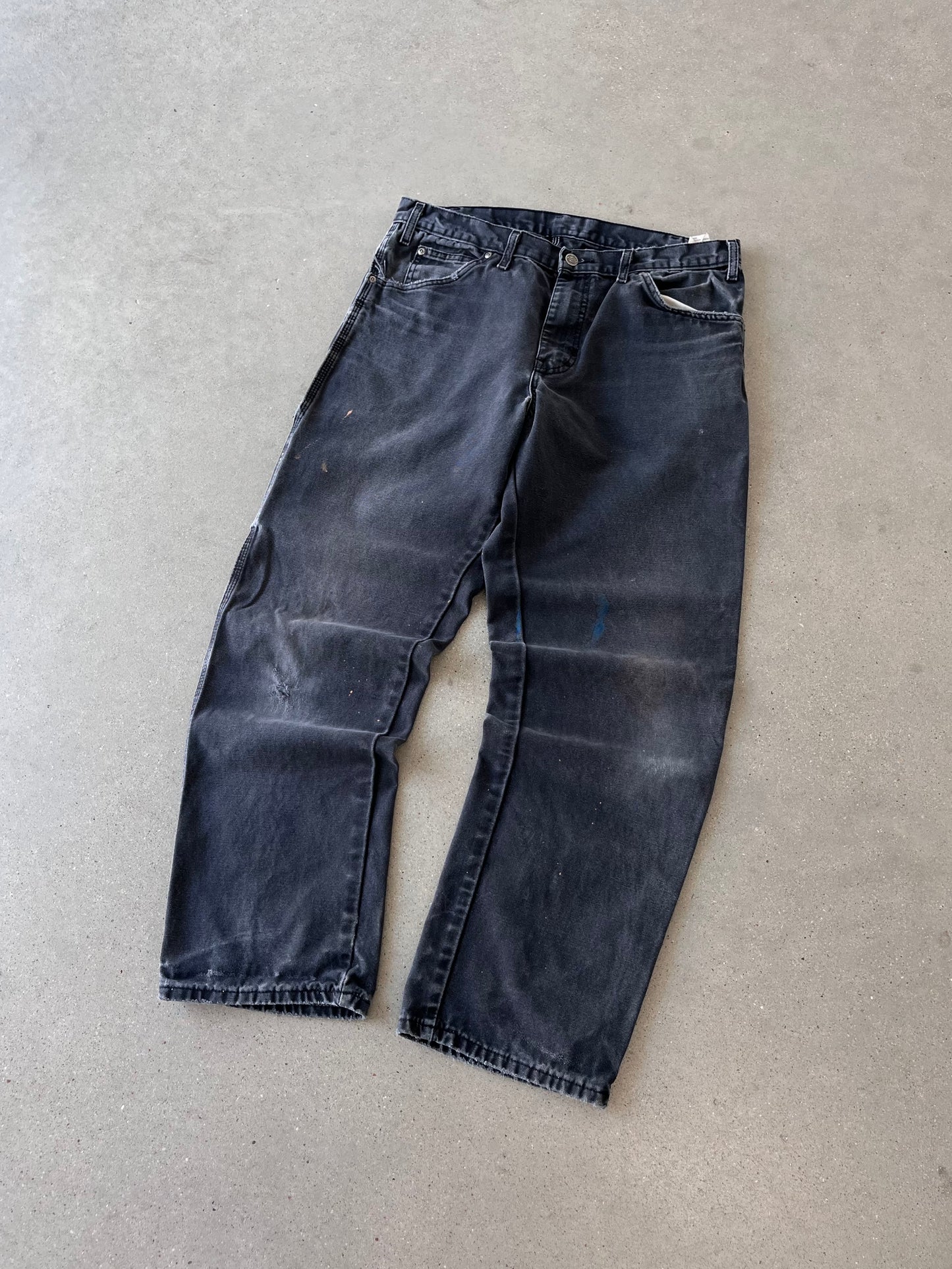 Vintage Dickies Faded Black Carpenter Pants - 34x32