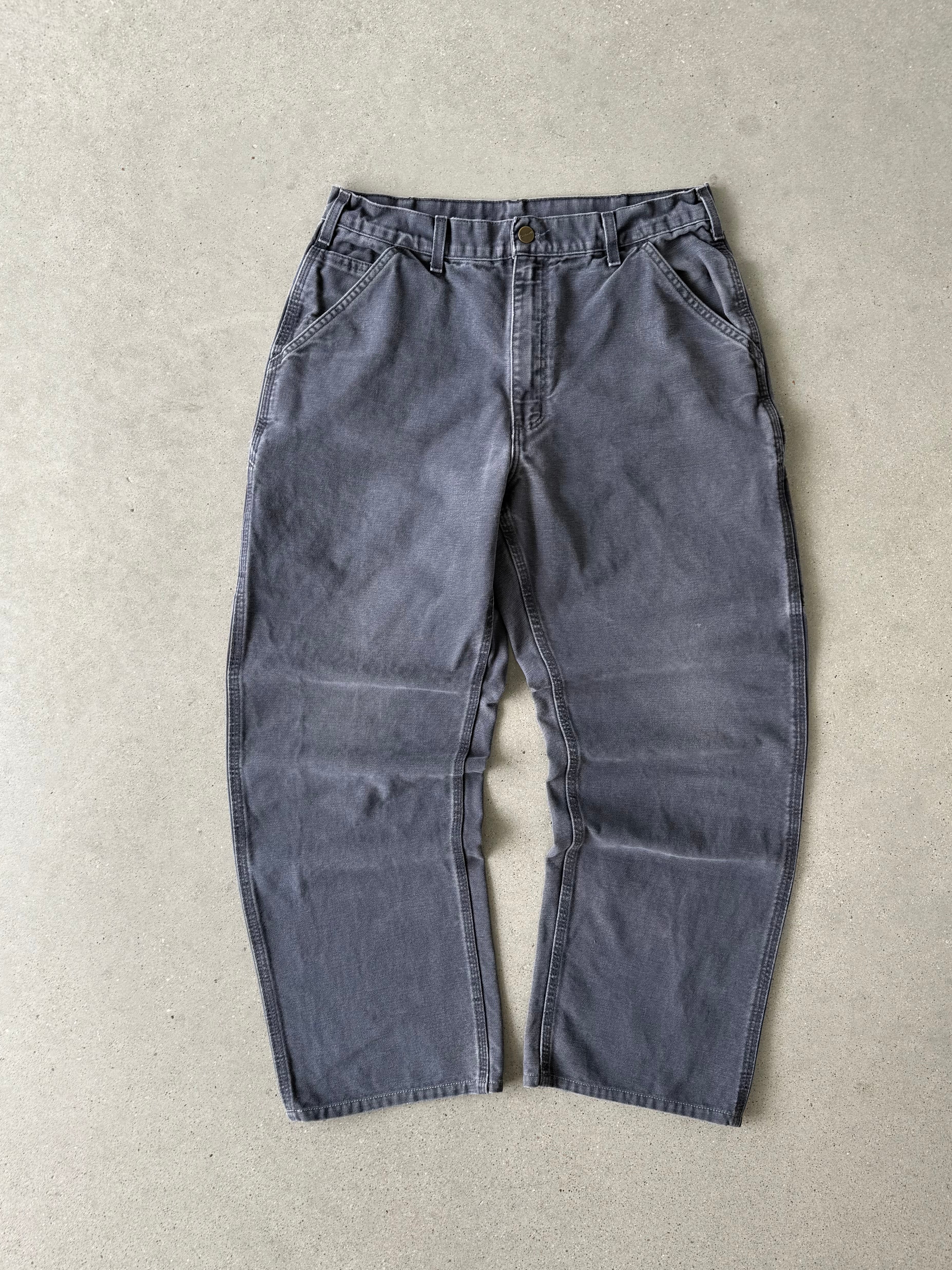 Vintage Carhartt Faded Navy Carpenter Pants - 33x30