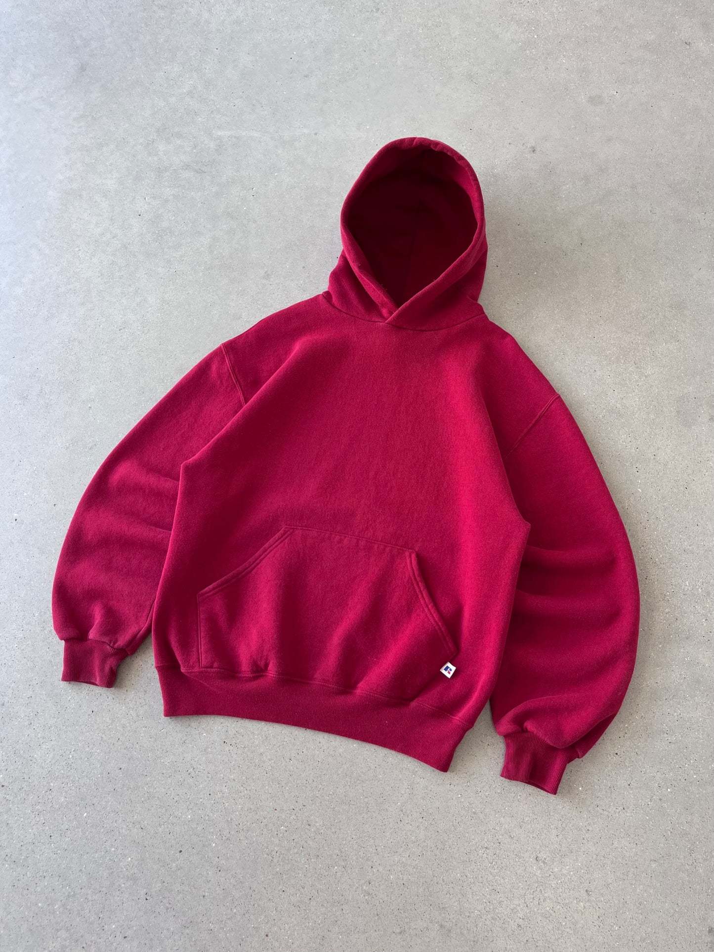 Vintage Russell Athletic Red Hoodie - M