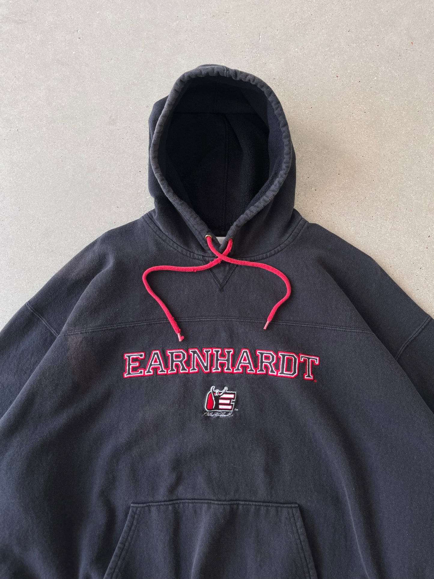 Vintage Earnhardt NASCAR Embroidered Hoodie - XL