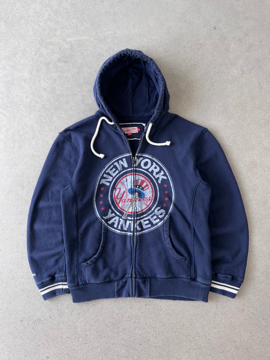 Vintage NY Yankees Zip-up Hoodie - M