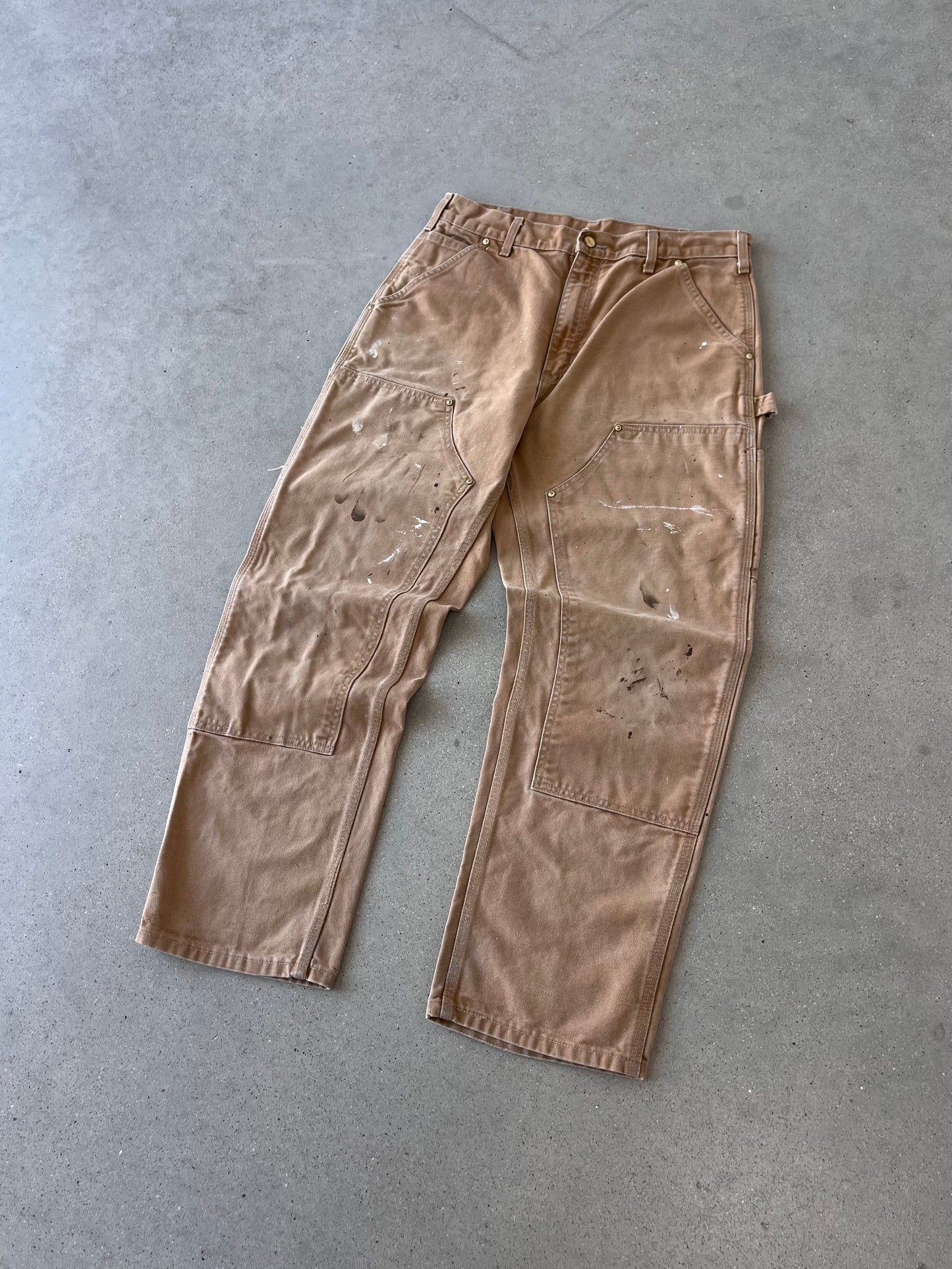 Vintage Carhartt Painter's Tan Double Knees - 32x30