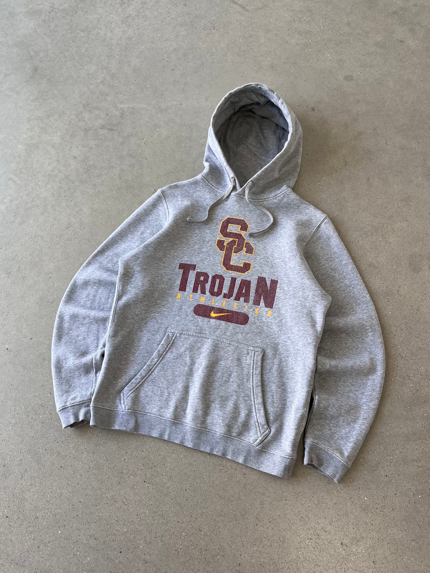 Vintage Nike Trojan Athletics Hoodie - S