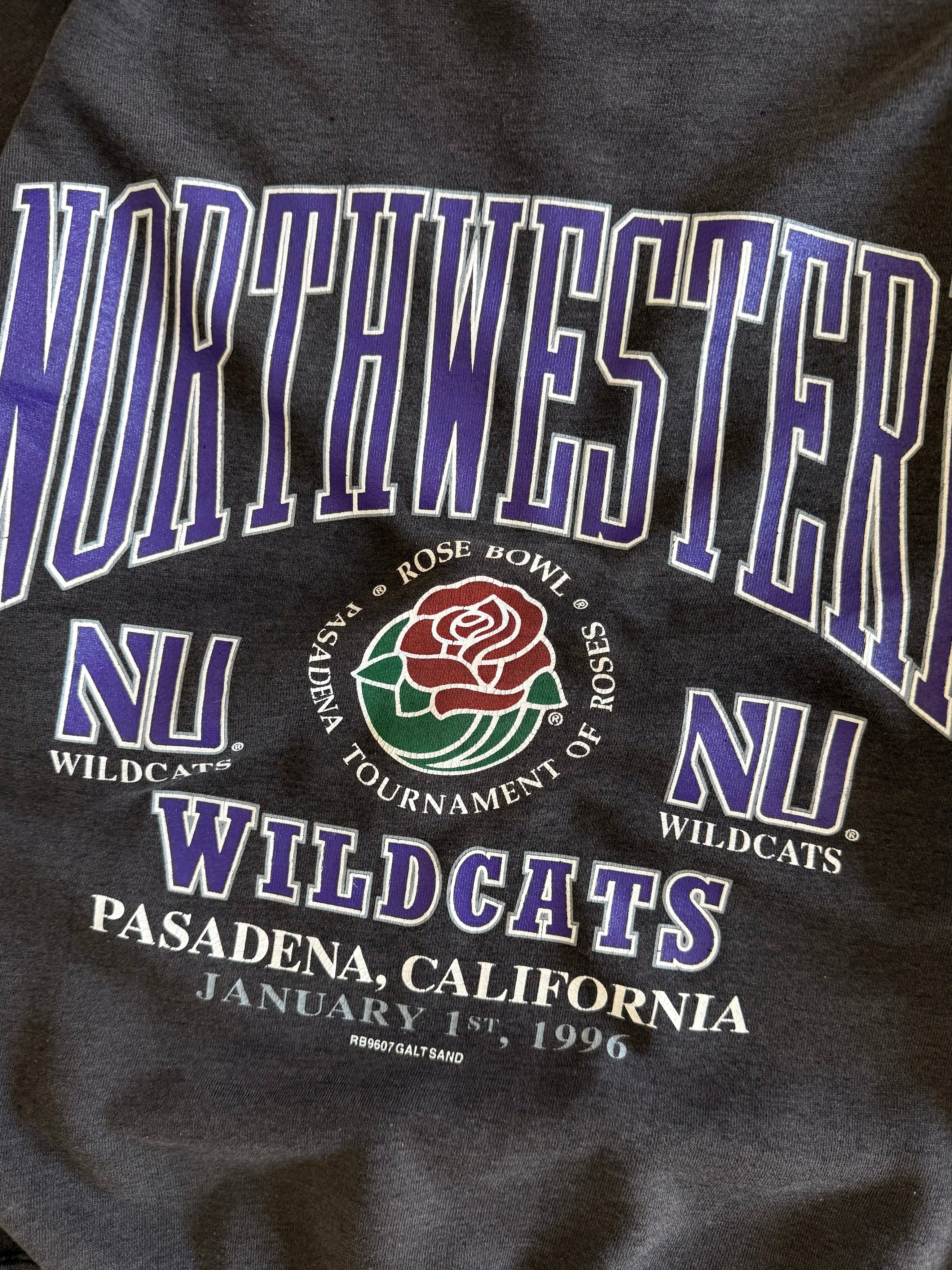 Vintage 1996 Northwestern Wildcats Sweatshirt (L)