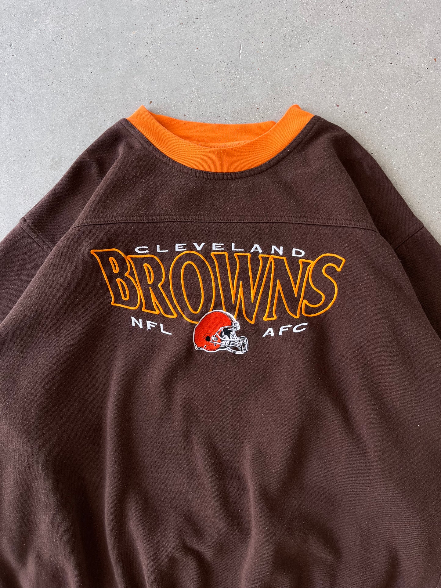 Vintage Cleveland Browns Lee Crewneck - L