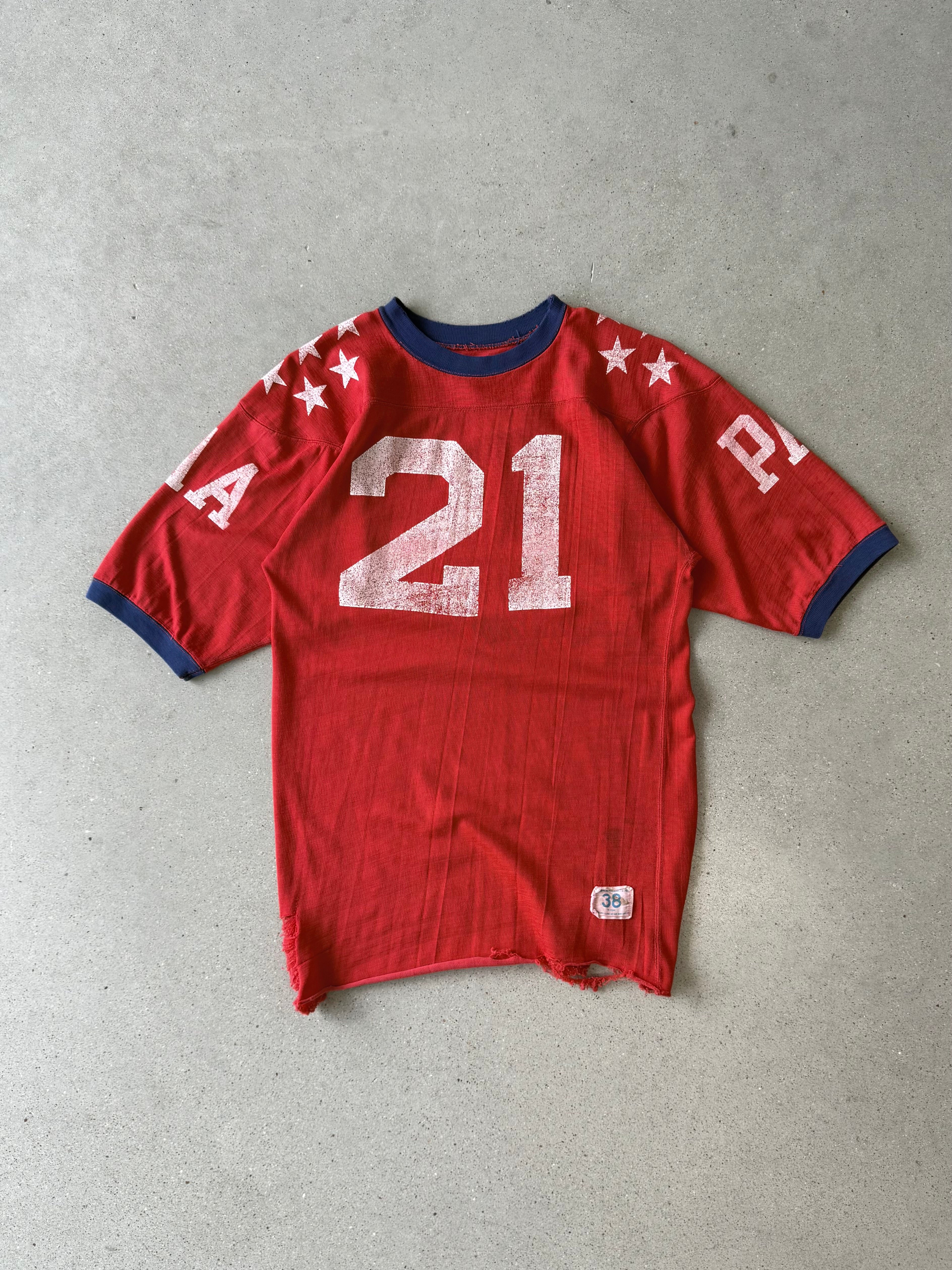 Vintage 1980s PAA #21 Football Jersey Shirt - M
