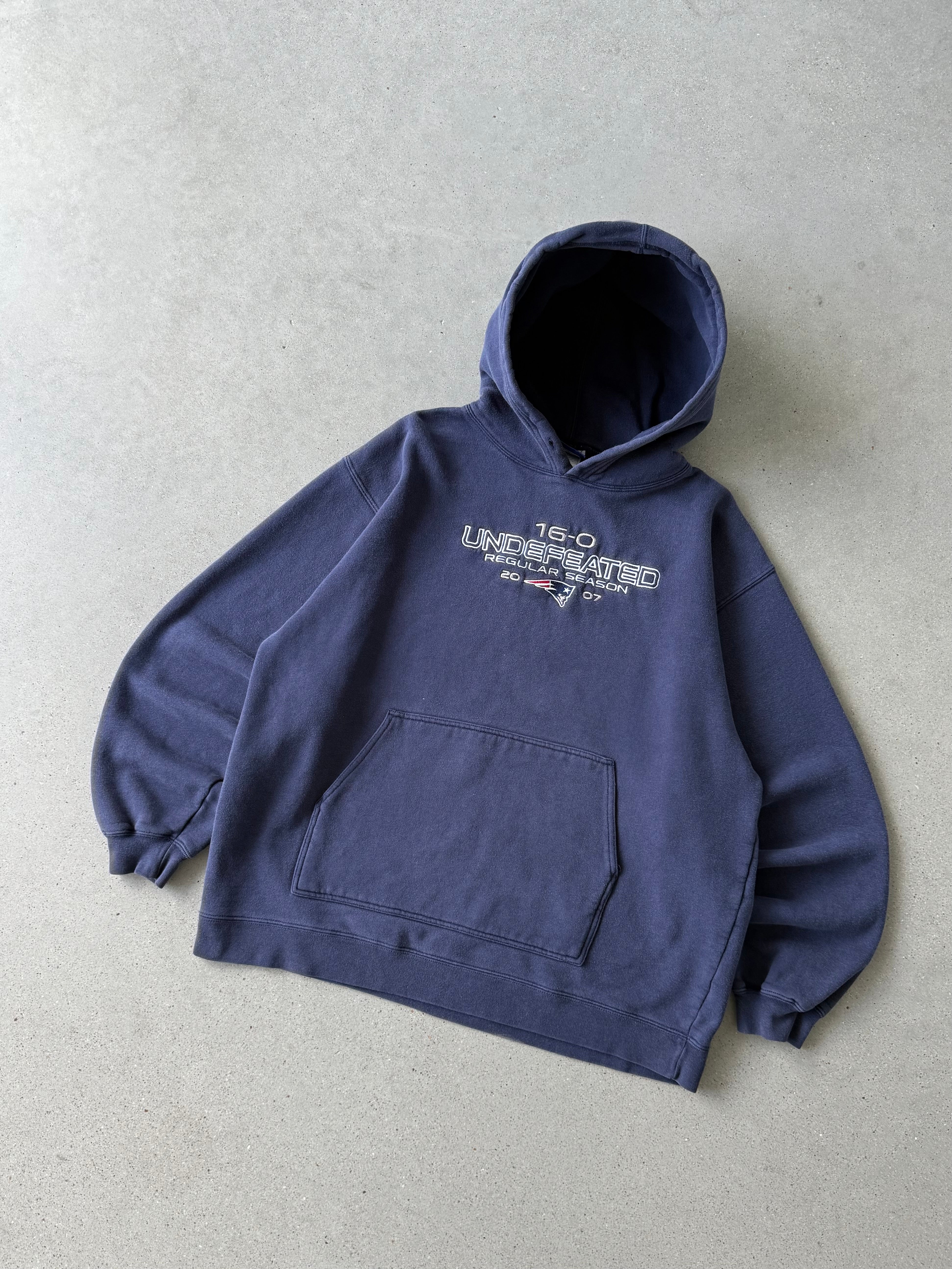 Vintage 2007 New England Undefeated Hoodie - L