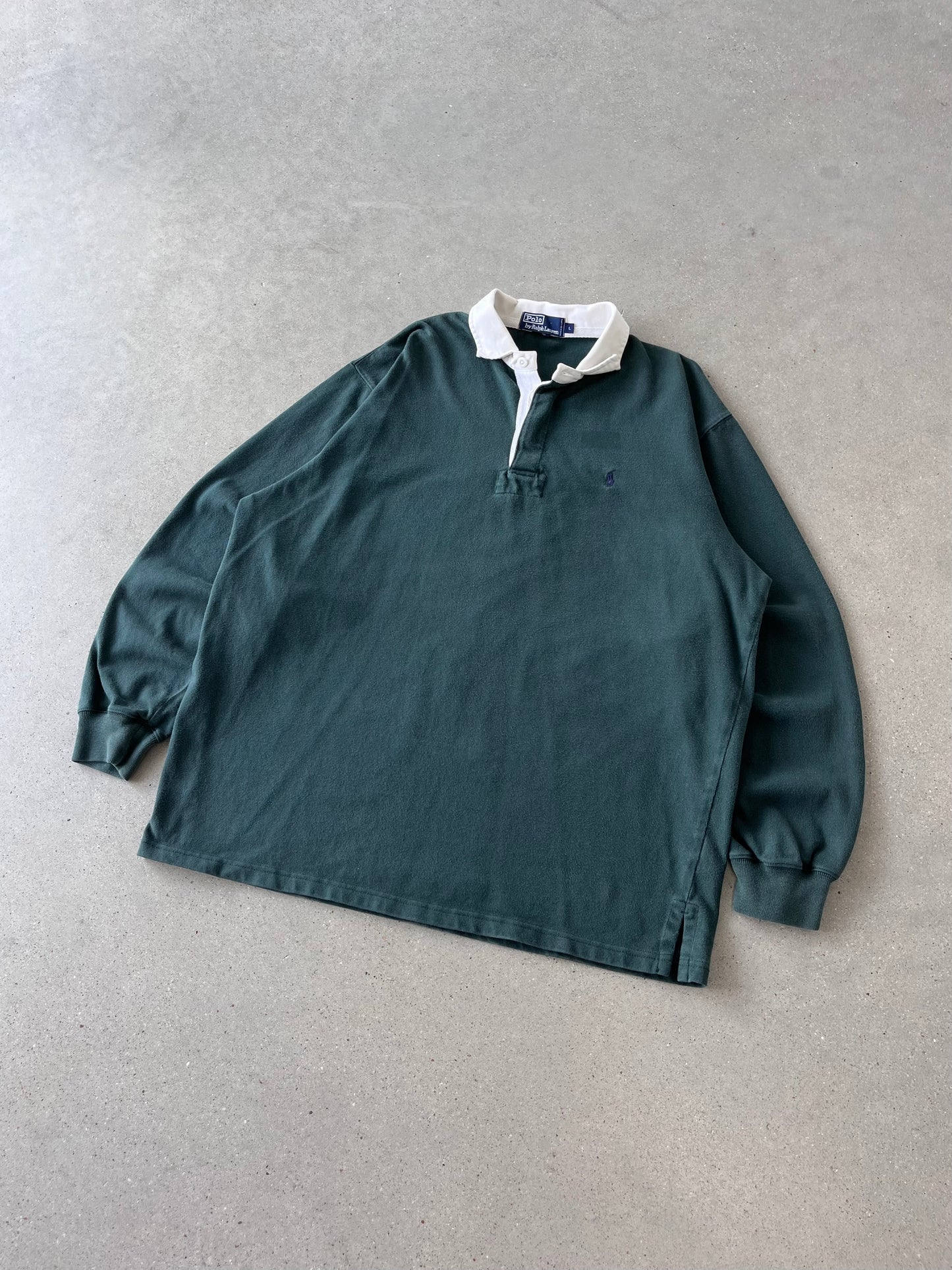 Vintage Polo Ralph Lauren Forest Green Long Sleeve - L