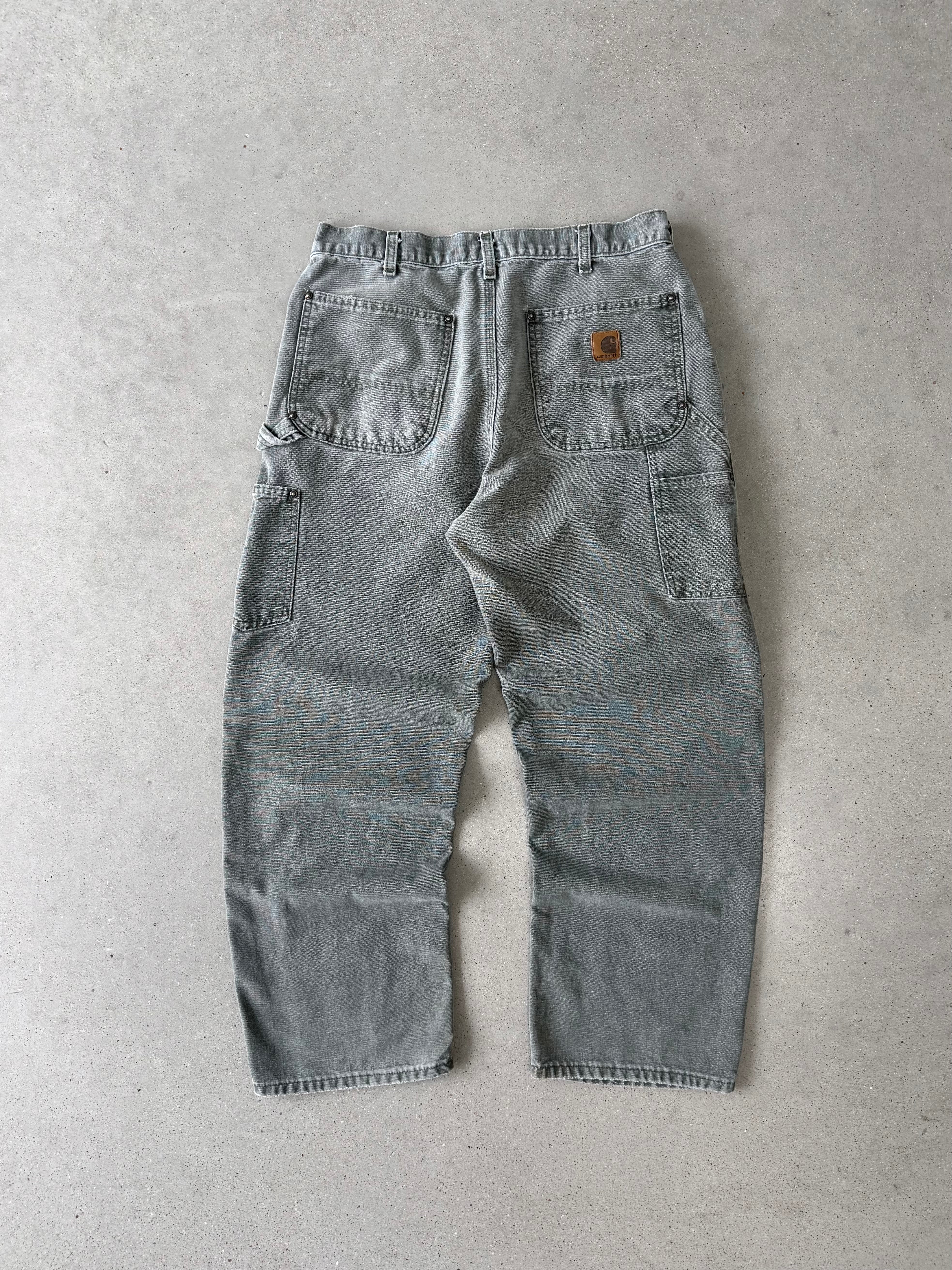 Vintage Carhartt Olive Double Knees  - 32x28