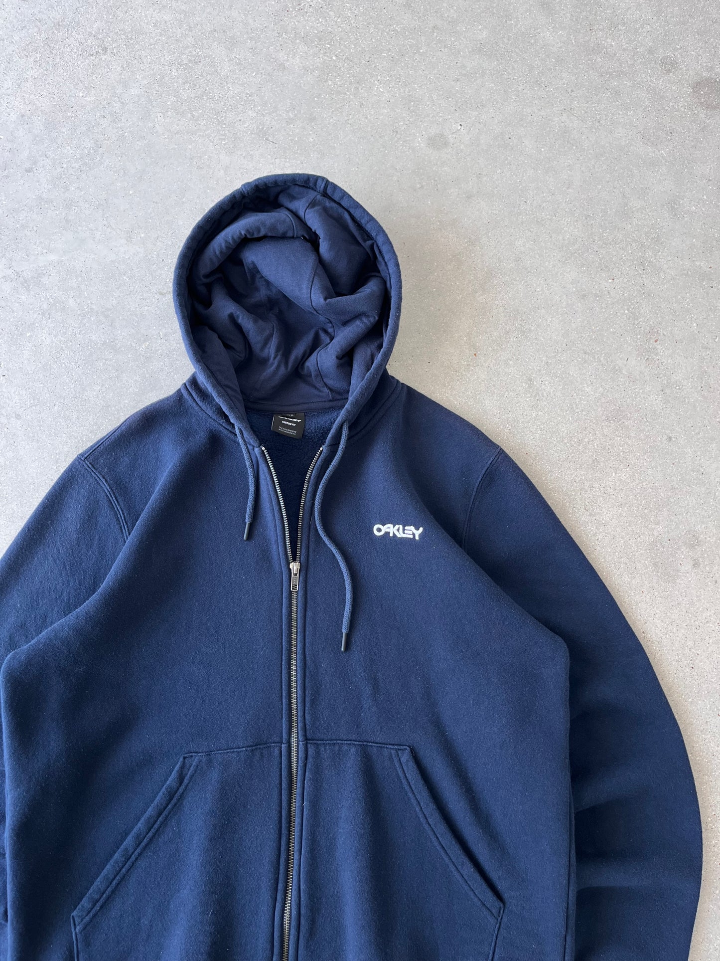 Vintage Y2K Oakley Zip-up Hoodie - XL