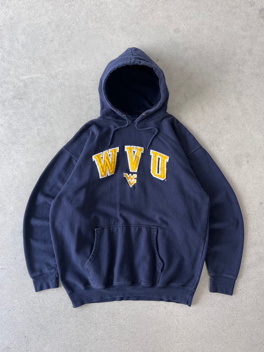 Vintage West Virginia University Hoodie - L