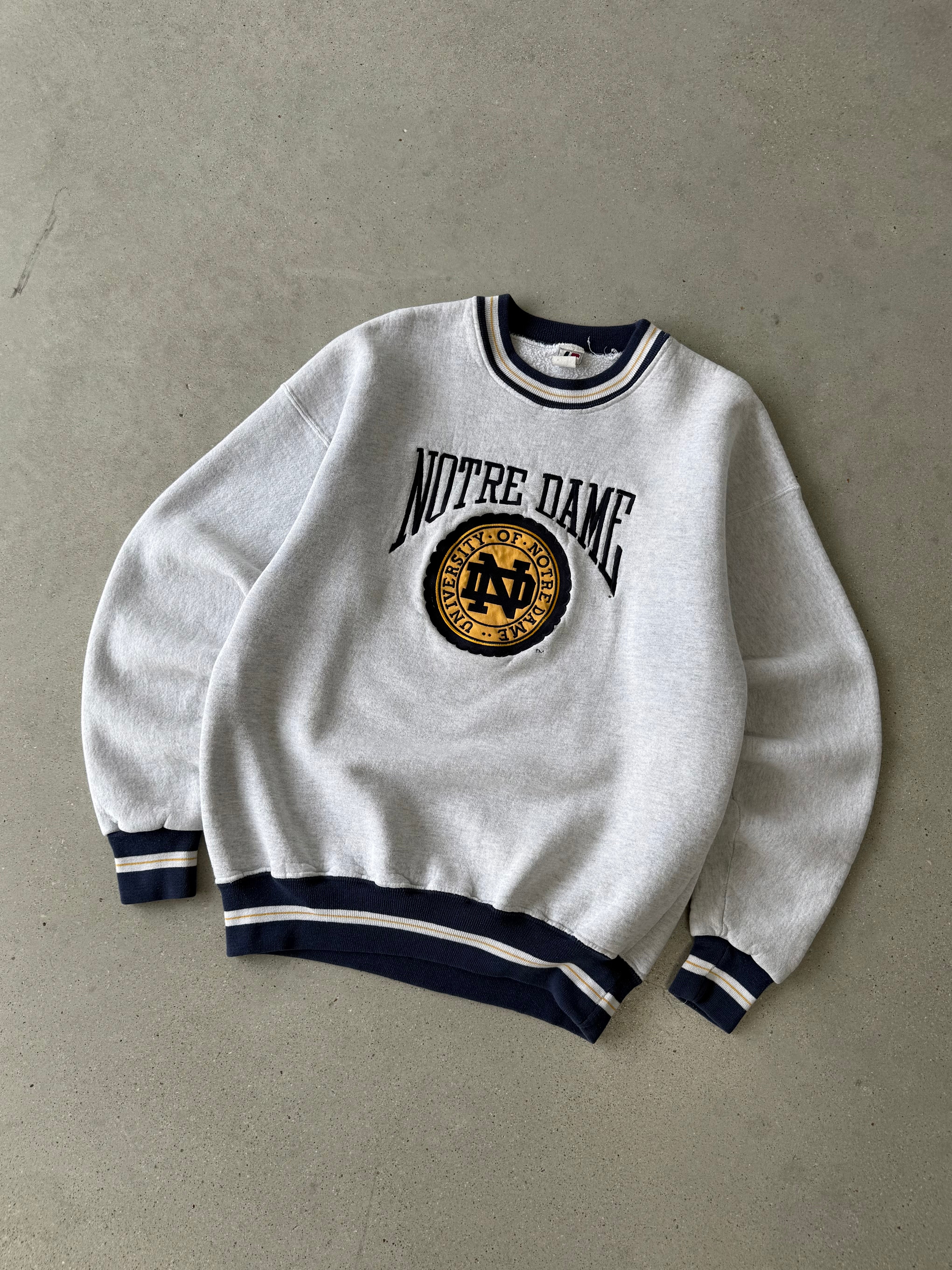 Vintage Notre Dame Crewneck  - XL