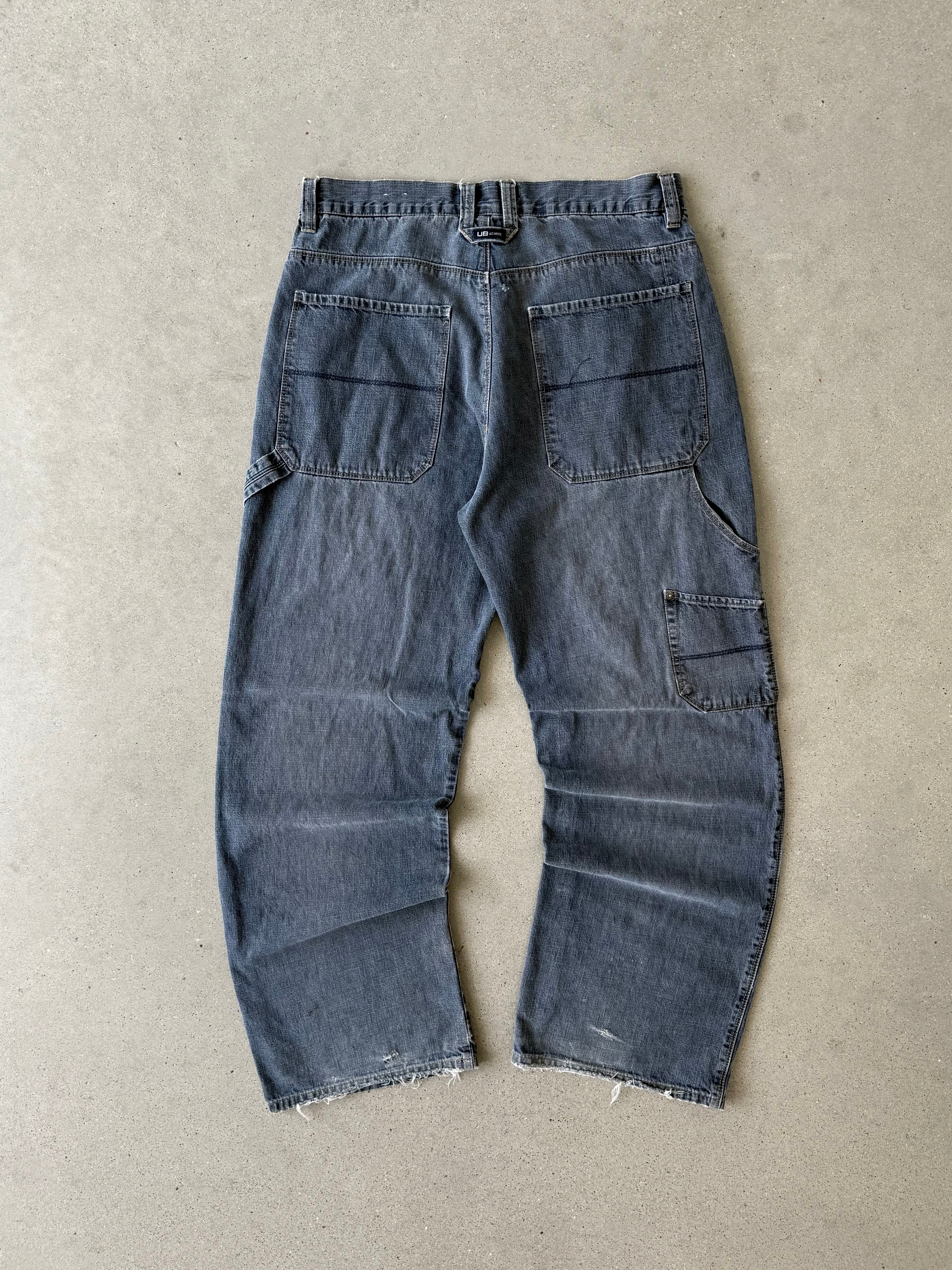 Vintage Unionbay Charcoal Carpenter Pants - 34x32