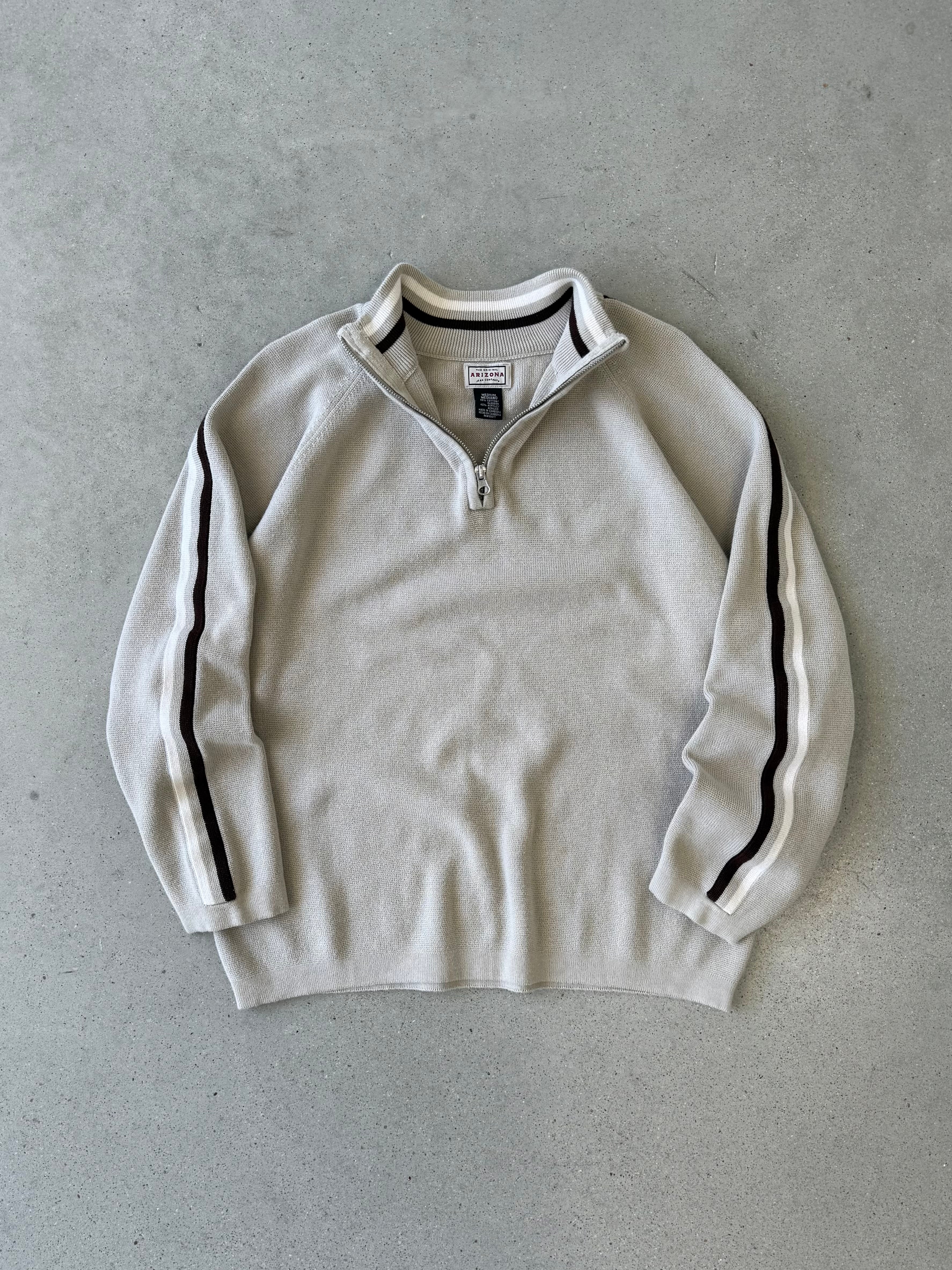 Vintage Arizona Jean Co Quarter-zip Sweater - M