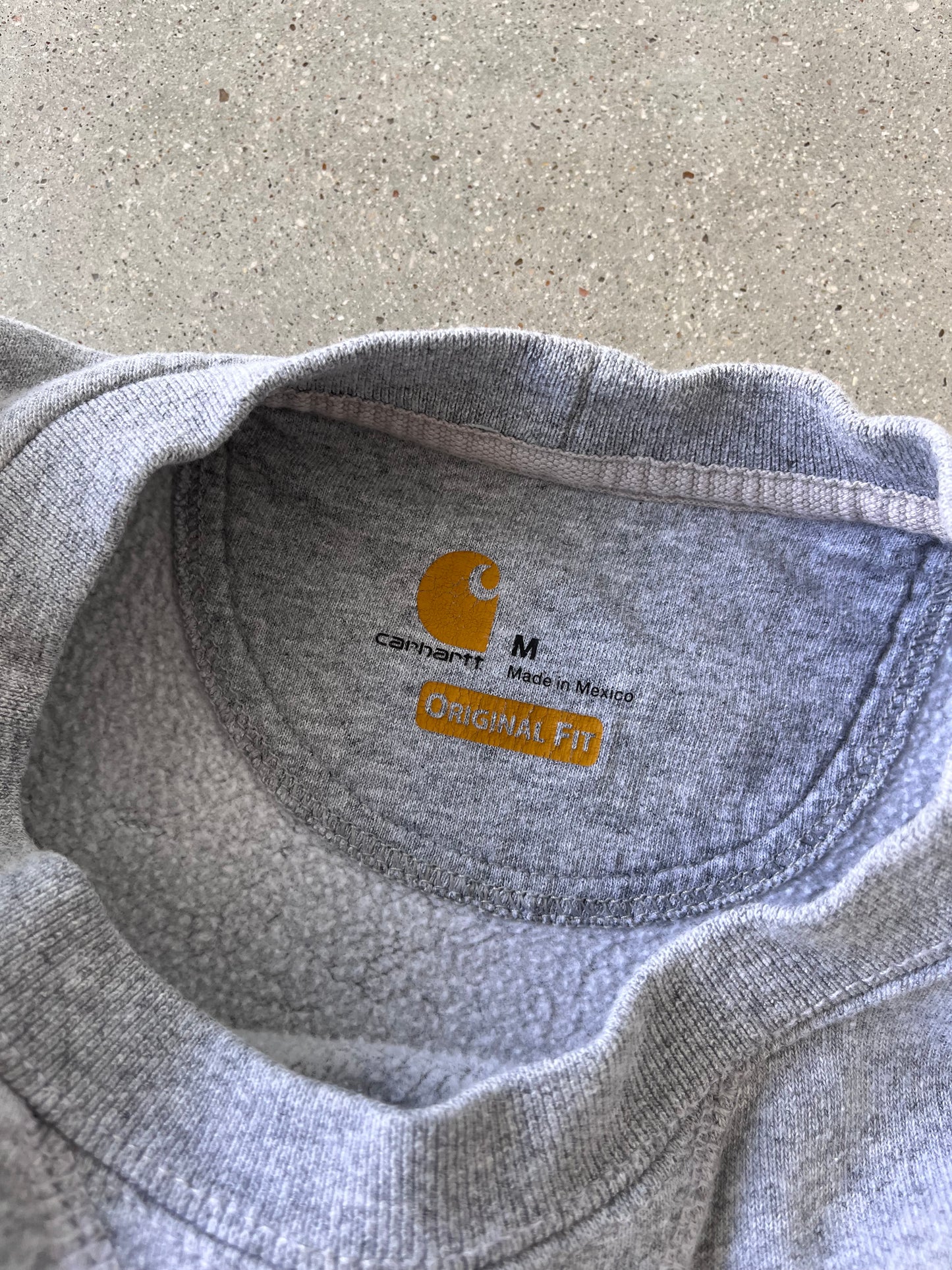 Vintage Carhartt Heather Gray Crewneck - M