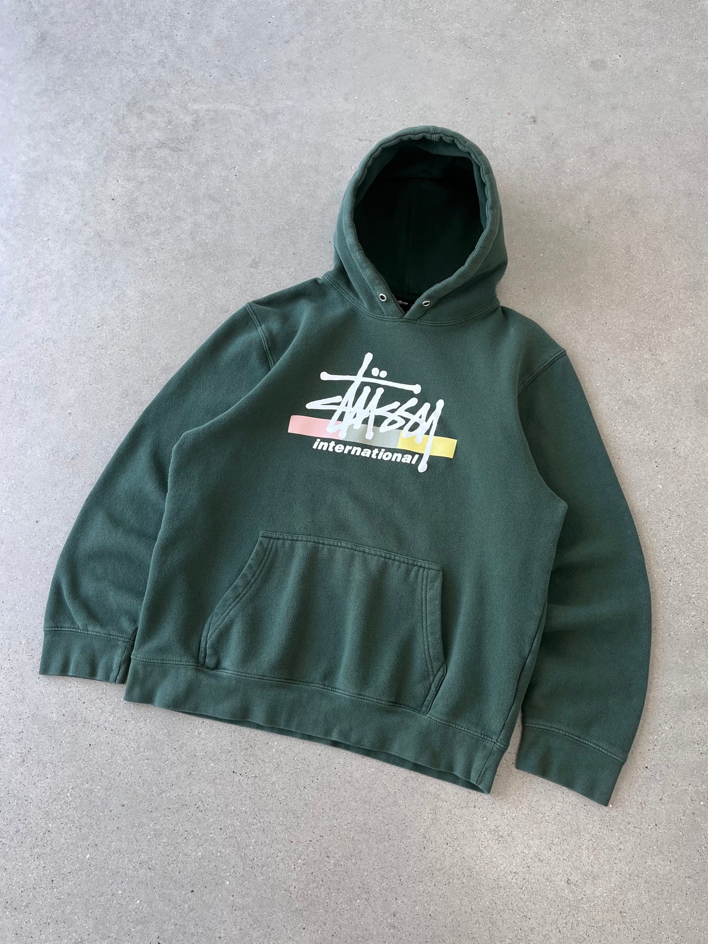 Vintage Stüssy International Hoodie - M