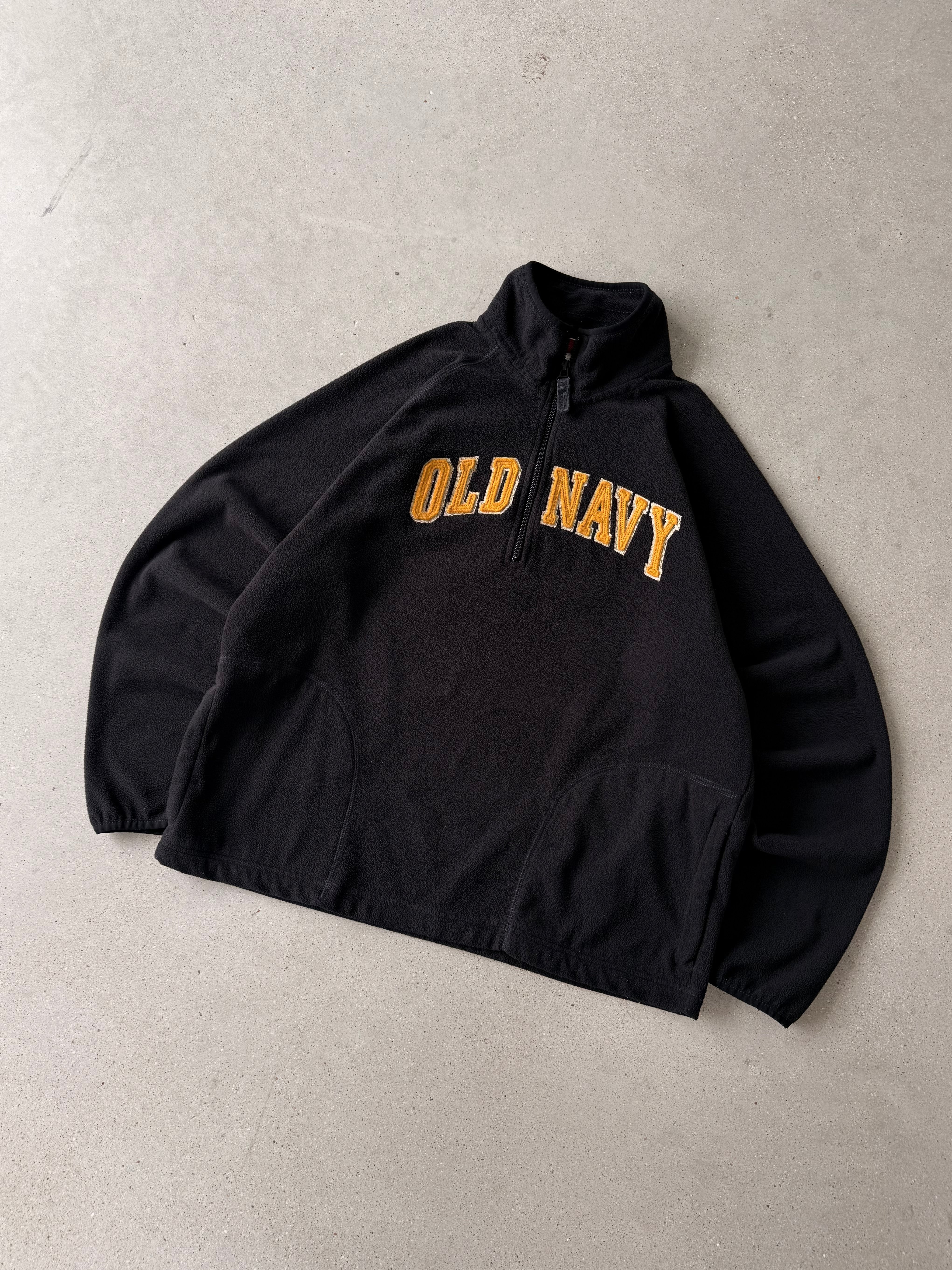 Vintage Old Navy Fleece Quarter-zip - L