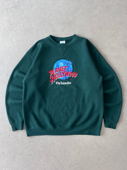 Vintage Planet Hollywood Embroidered Crewneck - XL