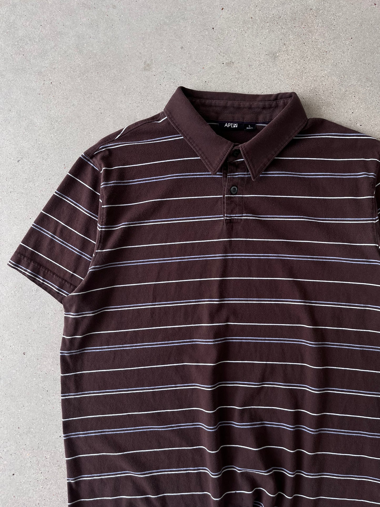 Vintage Apt 9 Brown Polo Shirt - L