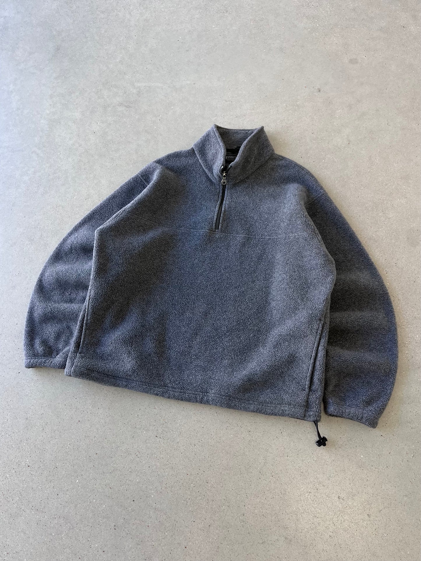 Vintage Land's End Gray Fleece Jacket - L