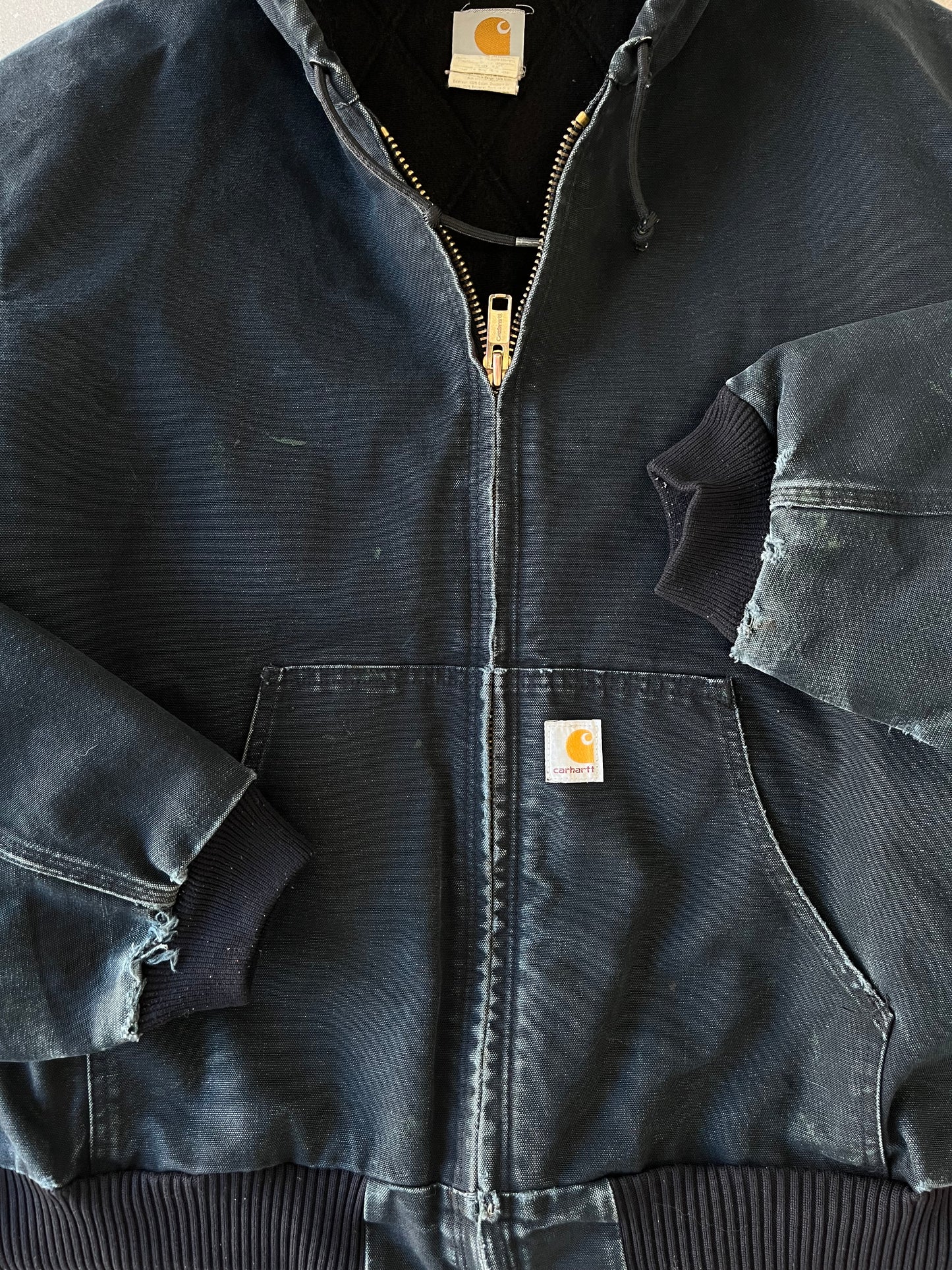 Vintage Carhartt Black Active Jacket - XXL