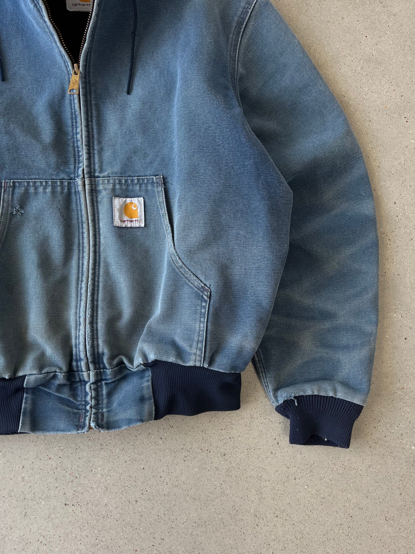 Vintage Carhartt Faded Navy Active Jacket - M