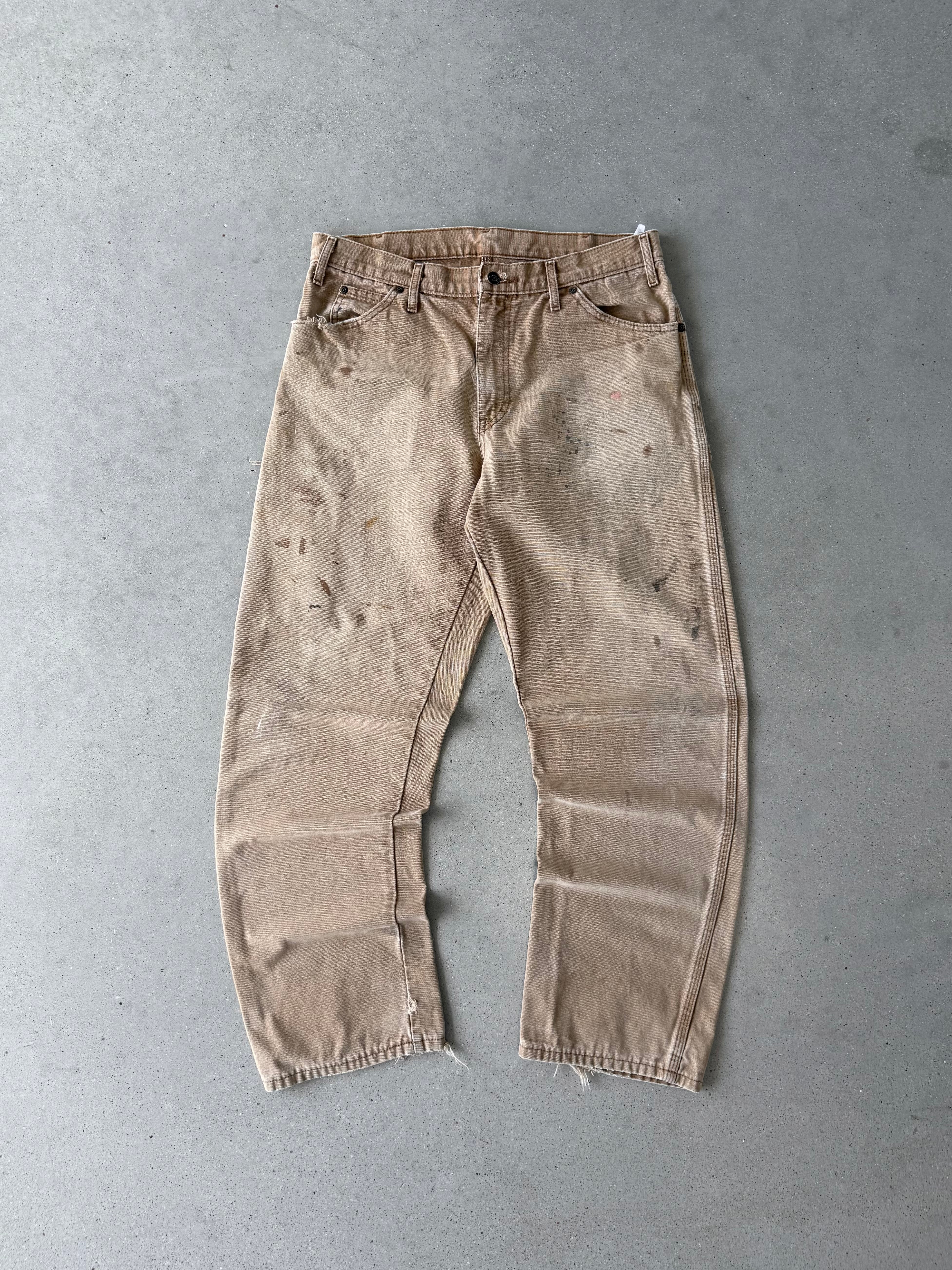 Vintage Dickies Tan Painter's Carpenter Pants - 34x31