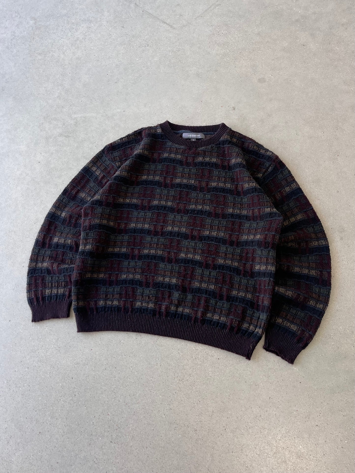 Vintage Craft & Barrow Knitted Sweater - XL