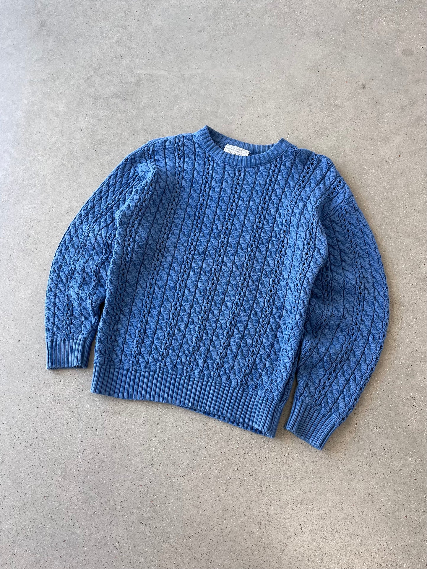 Vintage Pendleton Baby Blue Knitted Sweater - S