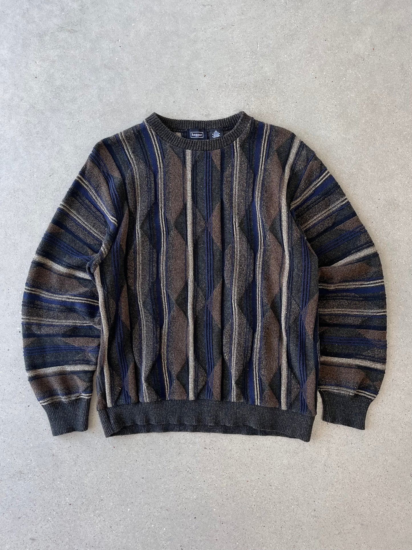 Vintage Haggar Abstract Sweater - L