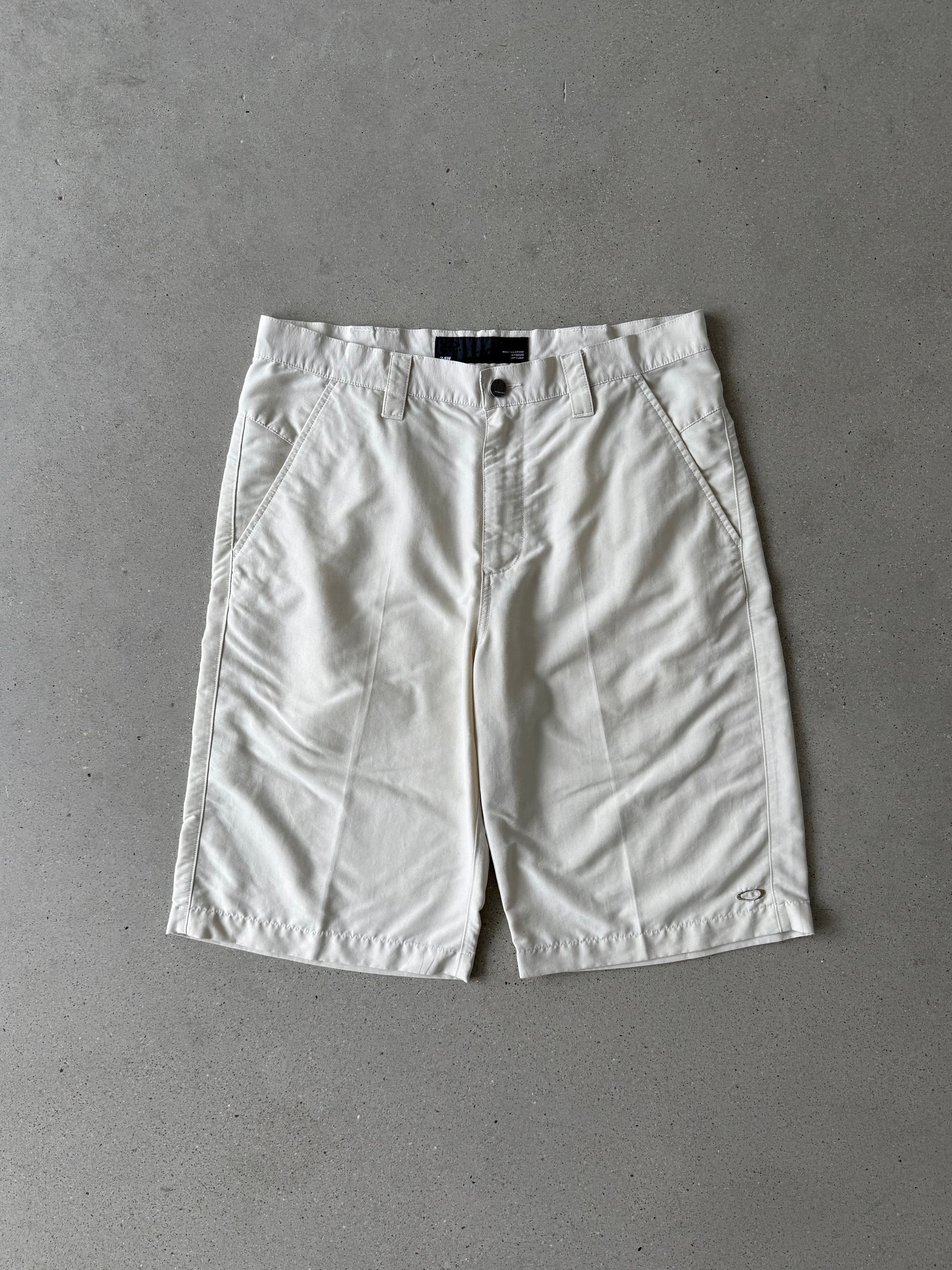 Vintage Oakley Cream Golf Shorts - 33