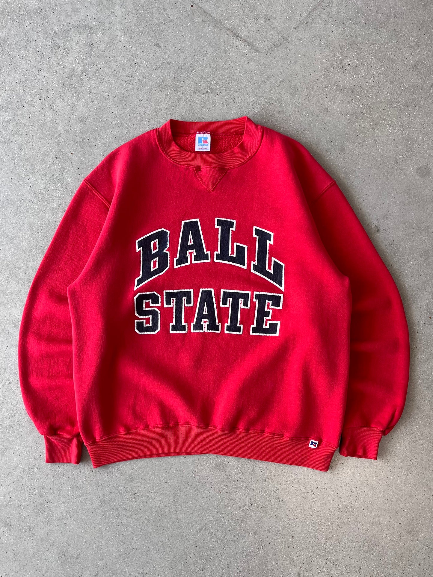 Vintage Ball State Russell Athletic Sweatshirt - L