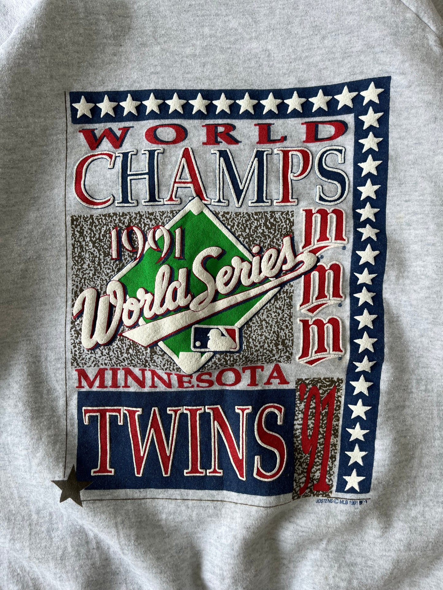 Vintage 1991 Minnesota World Series Champs Crewneck - XL