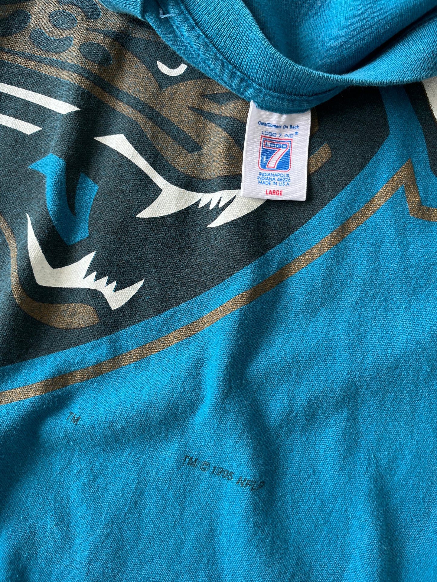 Vintage 1995 Jacksonville Jaguar Tee - L