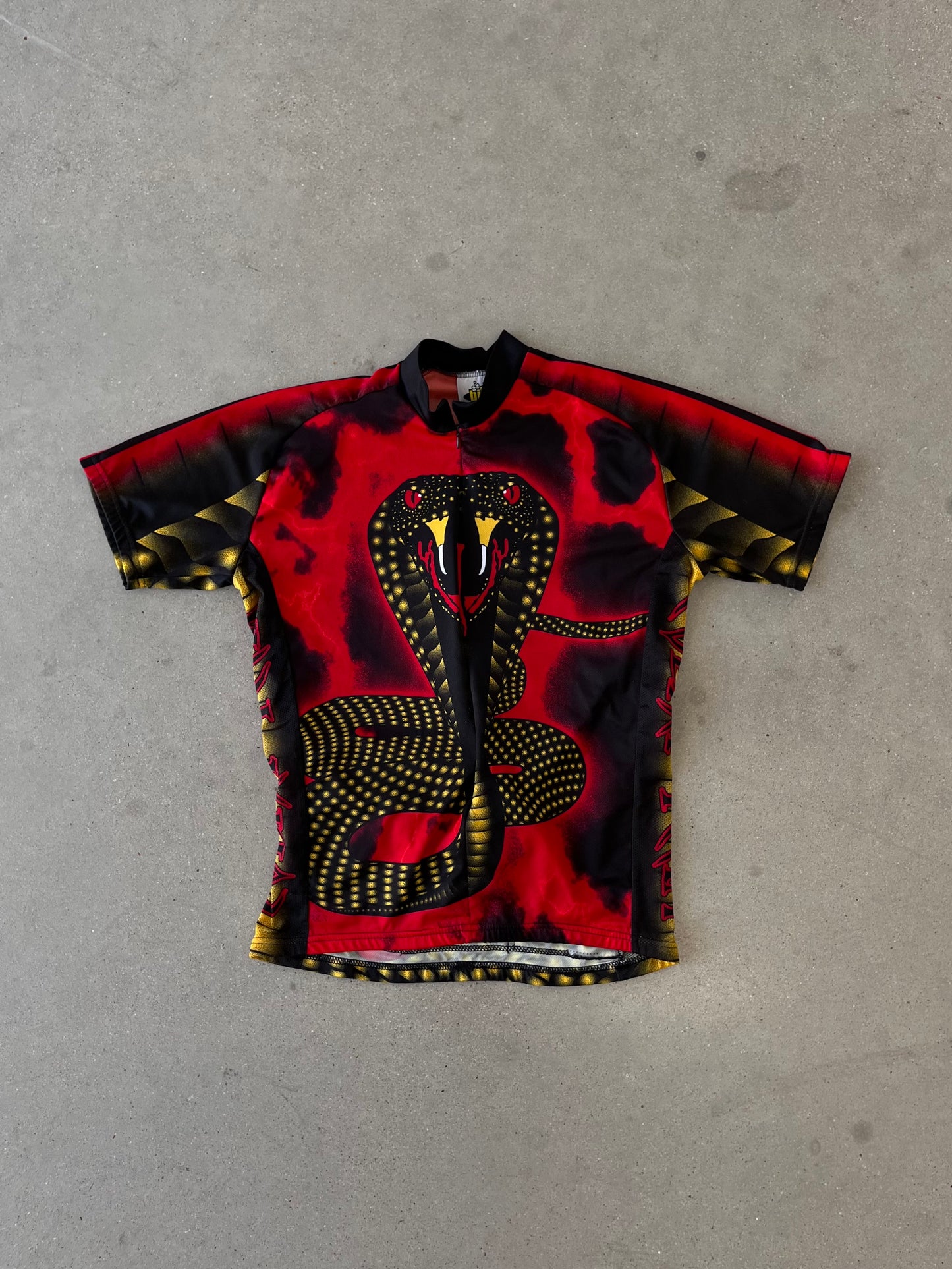 Vintage Y2K Cobra Cycling Jersey- M