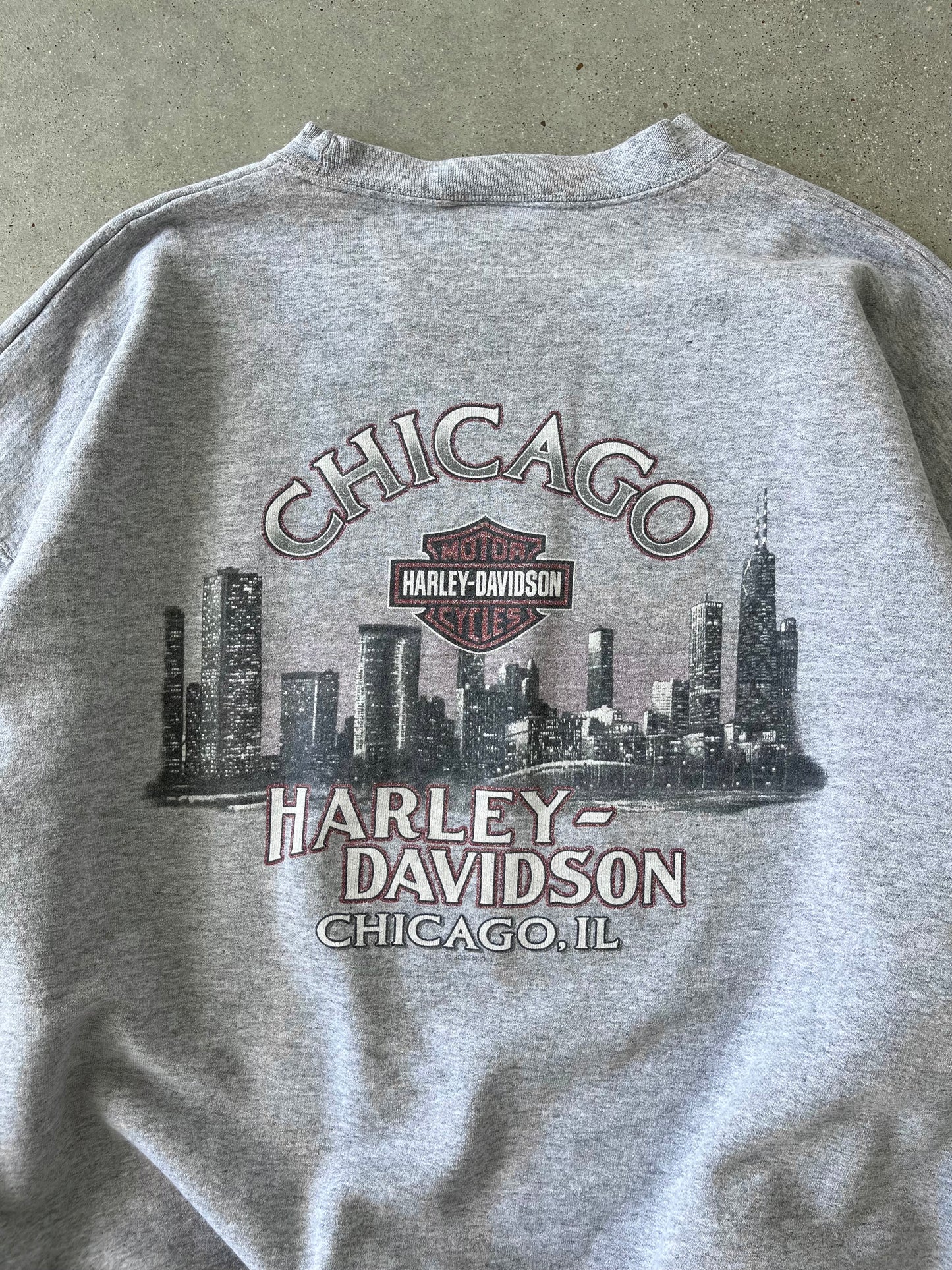 Vintage Harley Davidson Chicago Crewneck - XL