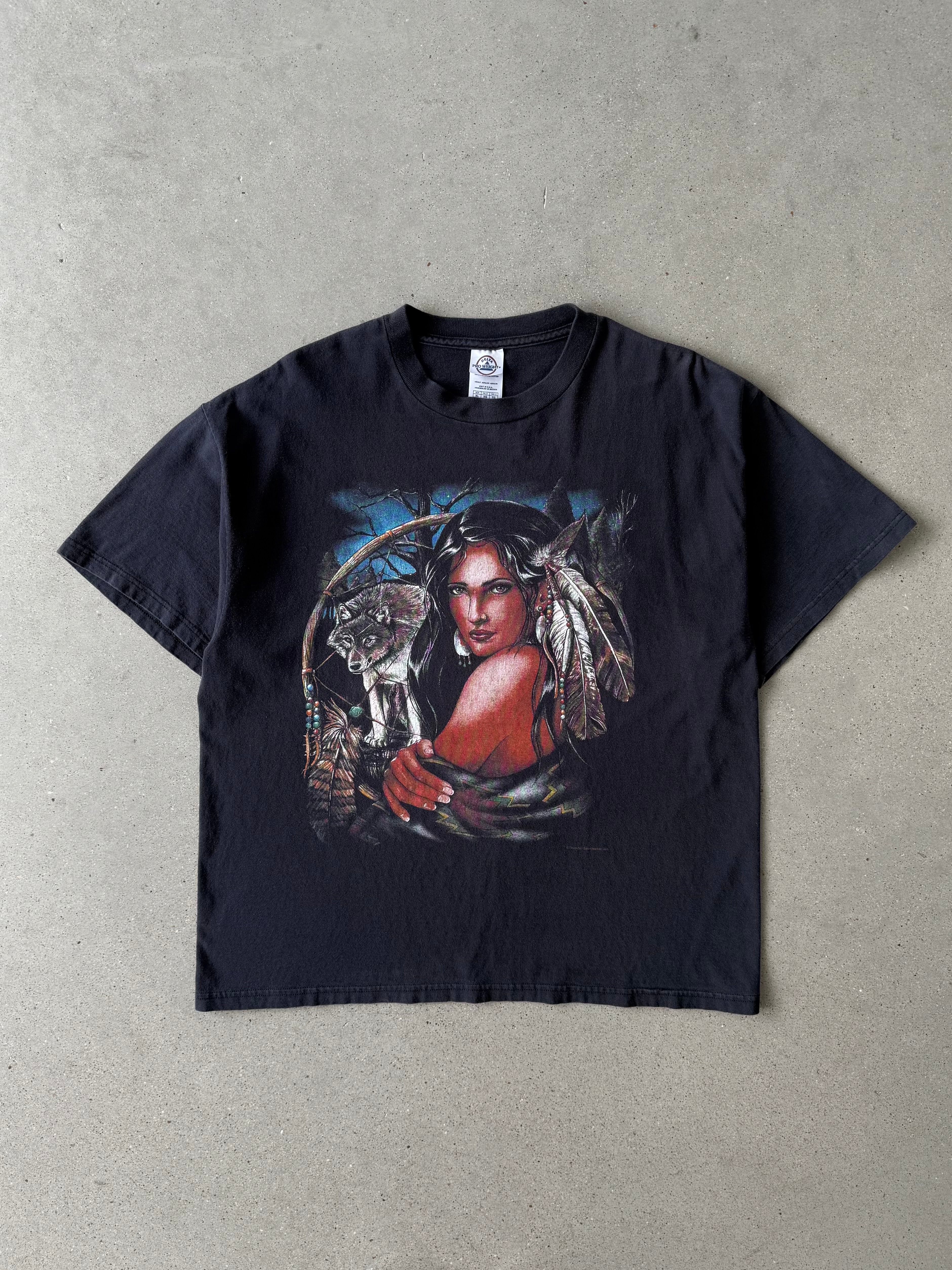 Vintage Native Girl Tee - XL