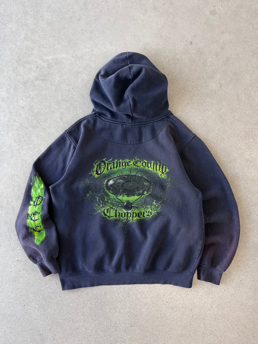 Vintage Orange County Choppers Distressed Hoodie - M