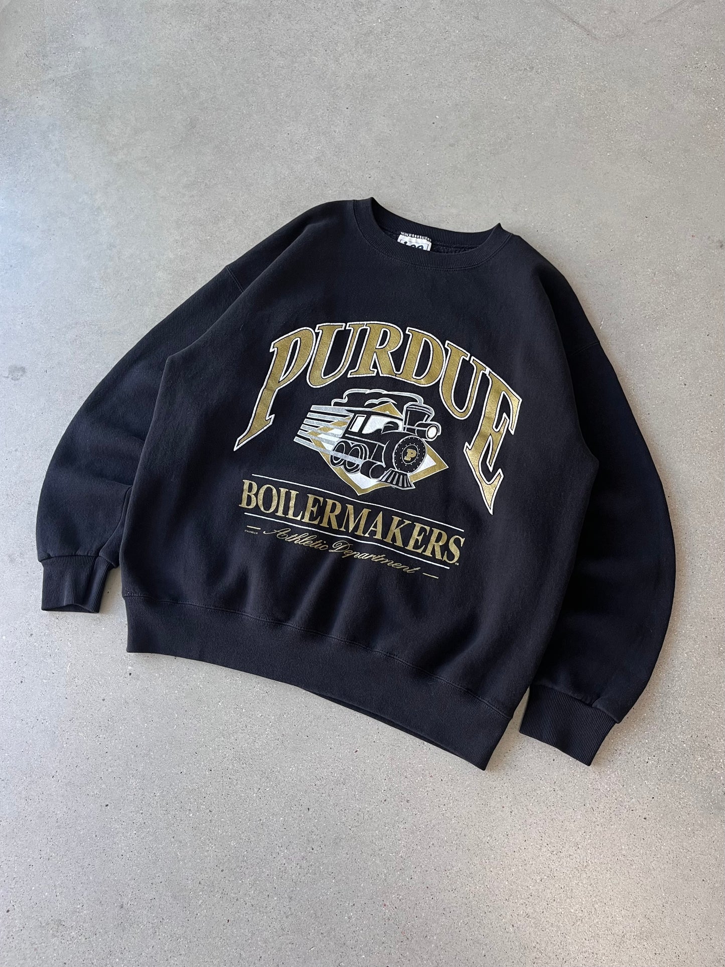 Vintage Purdue Boilermakers Lee Sport Crewneck - L