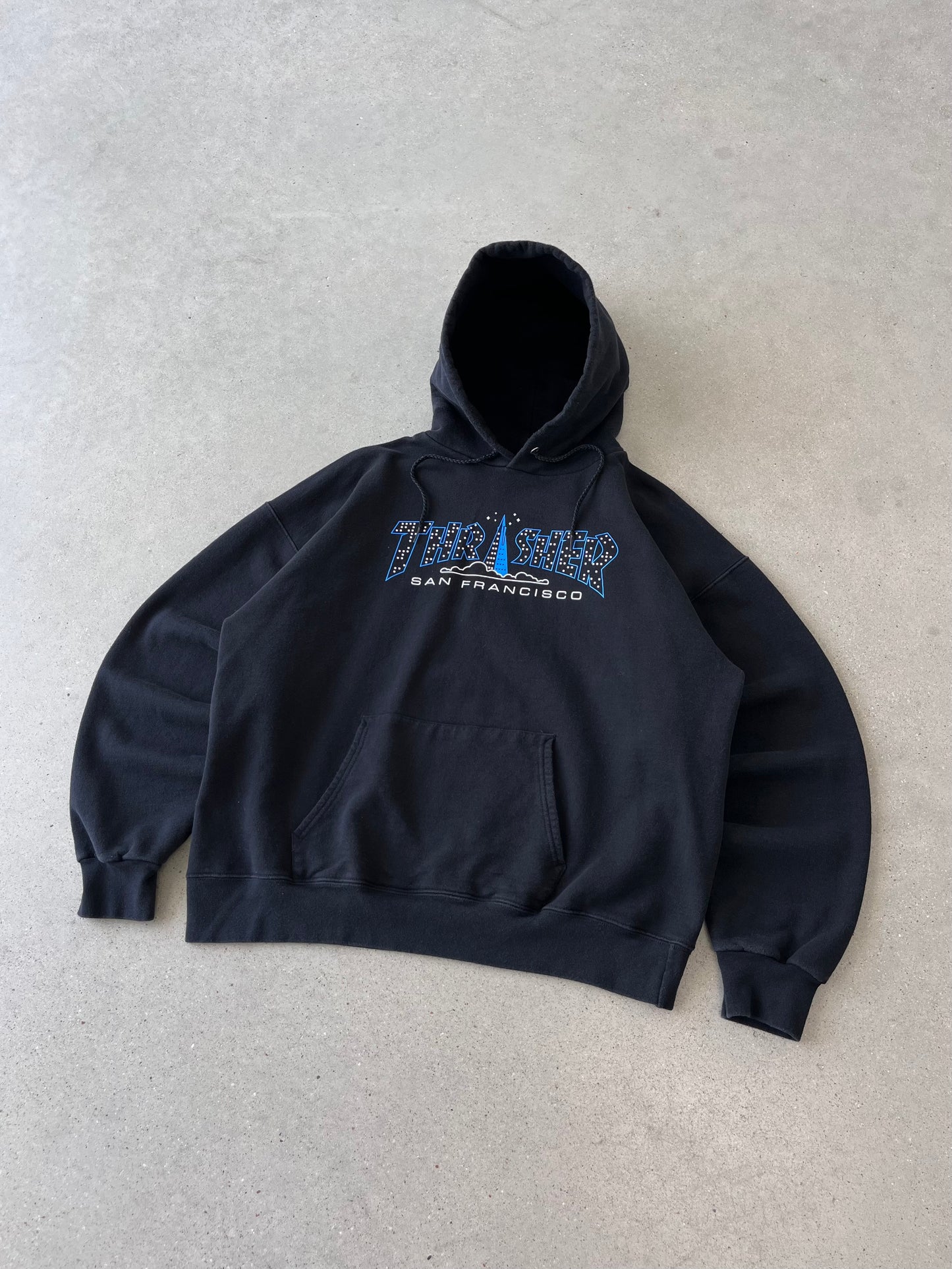 Vintage Thrasher San Francisco Hoodie - L