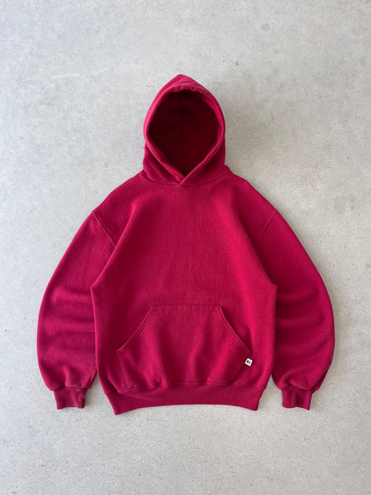 Vintage Russell Athletic Red Hoodie - M