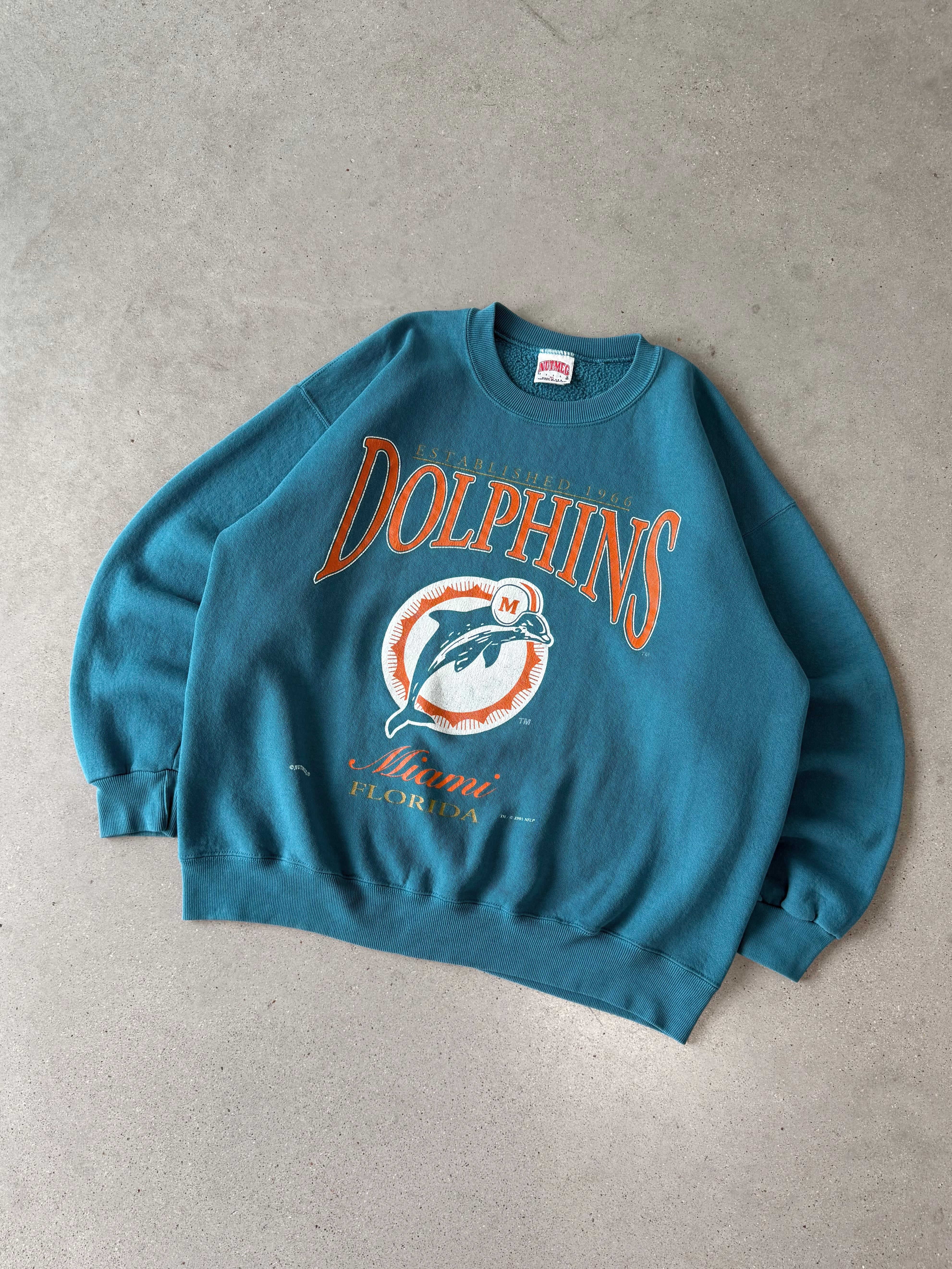 Vintage 1995 Miami Dolphins NFL Crewneck - XL