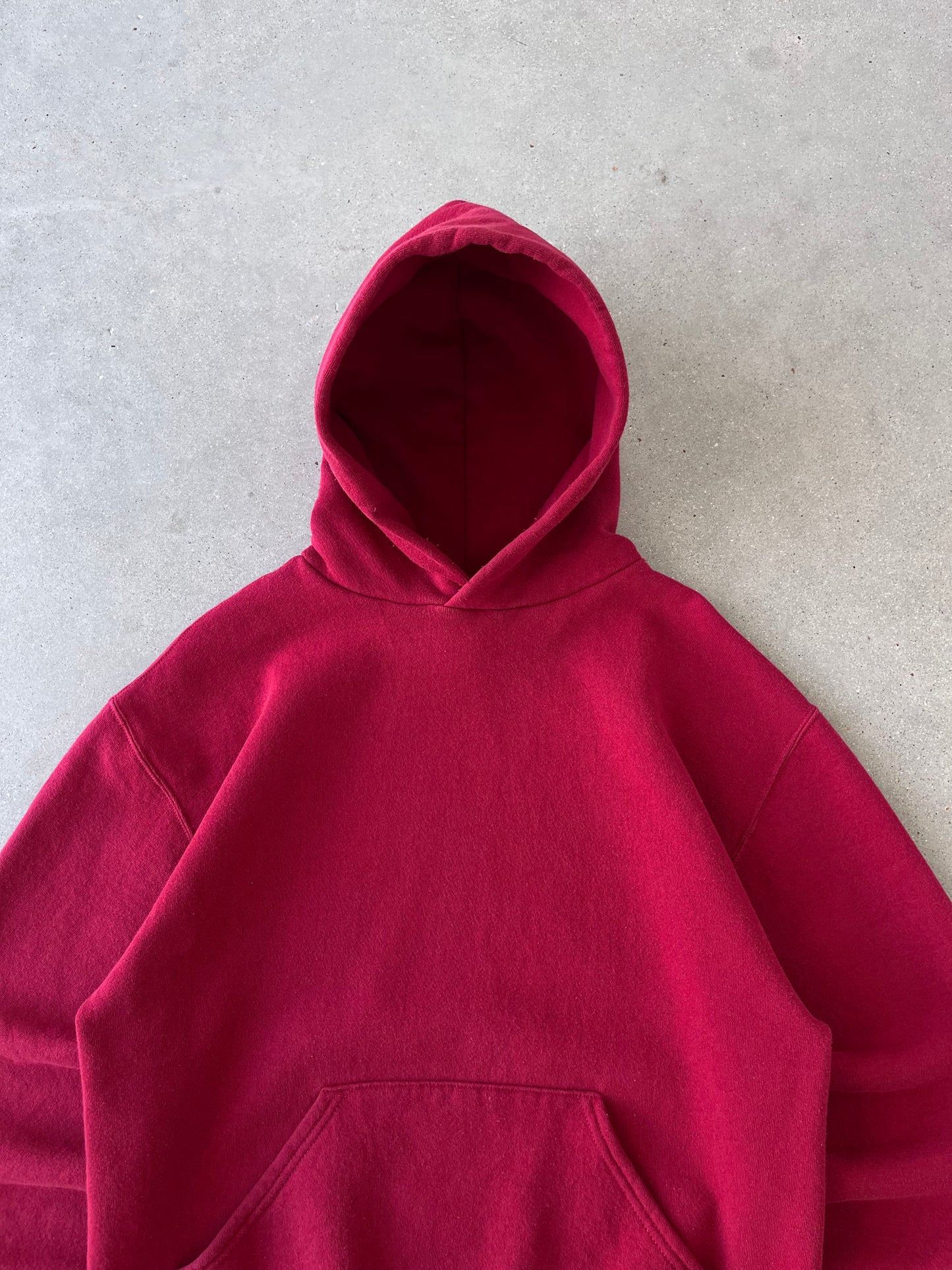 Vintage Russell Athletic Red Hoodie - M